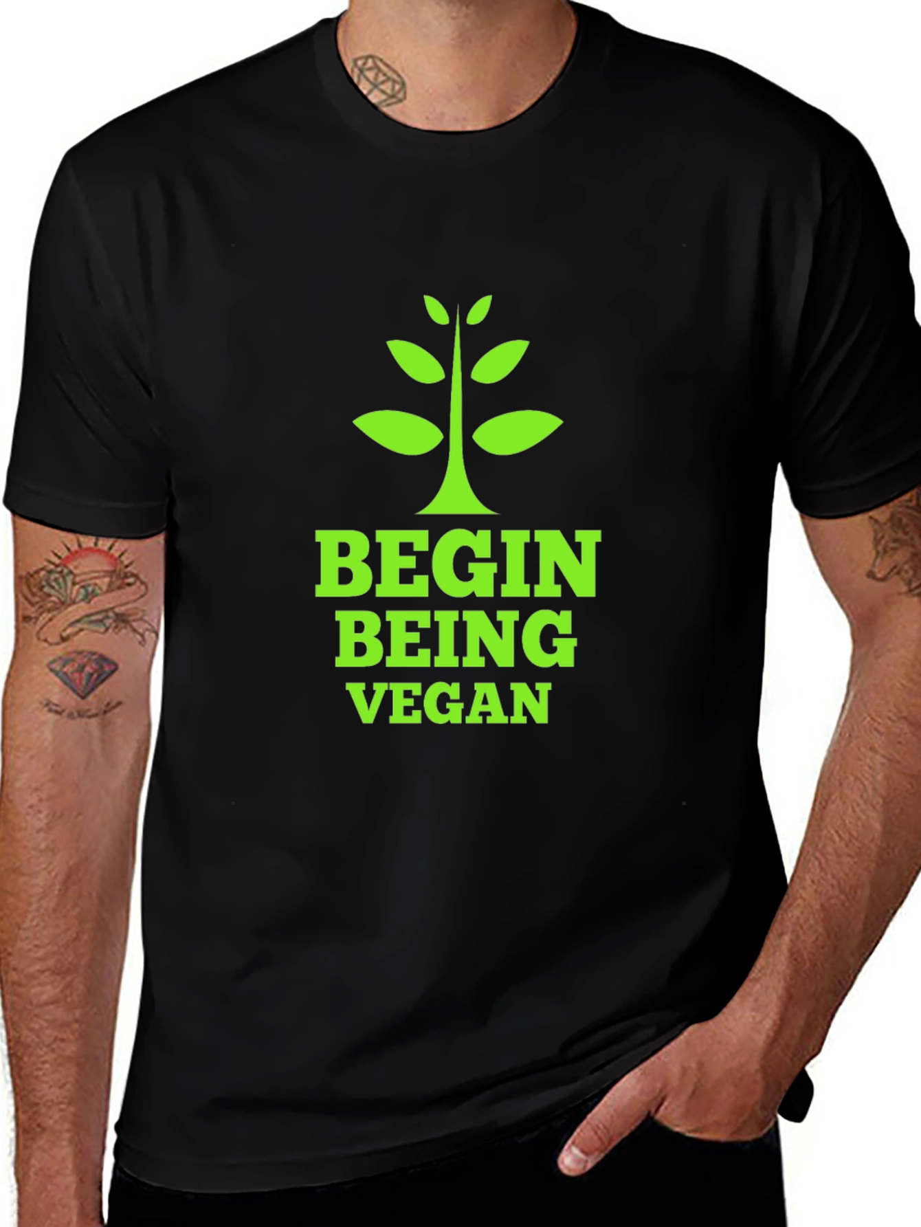 Begin Being Vegan T-Shirt