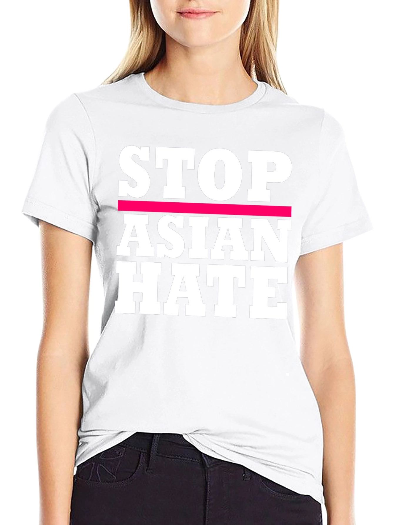 Stop Asian Hate T-Shirt - Black