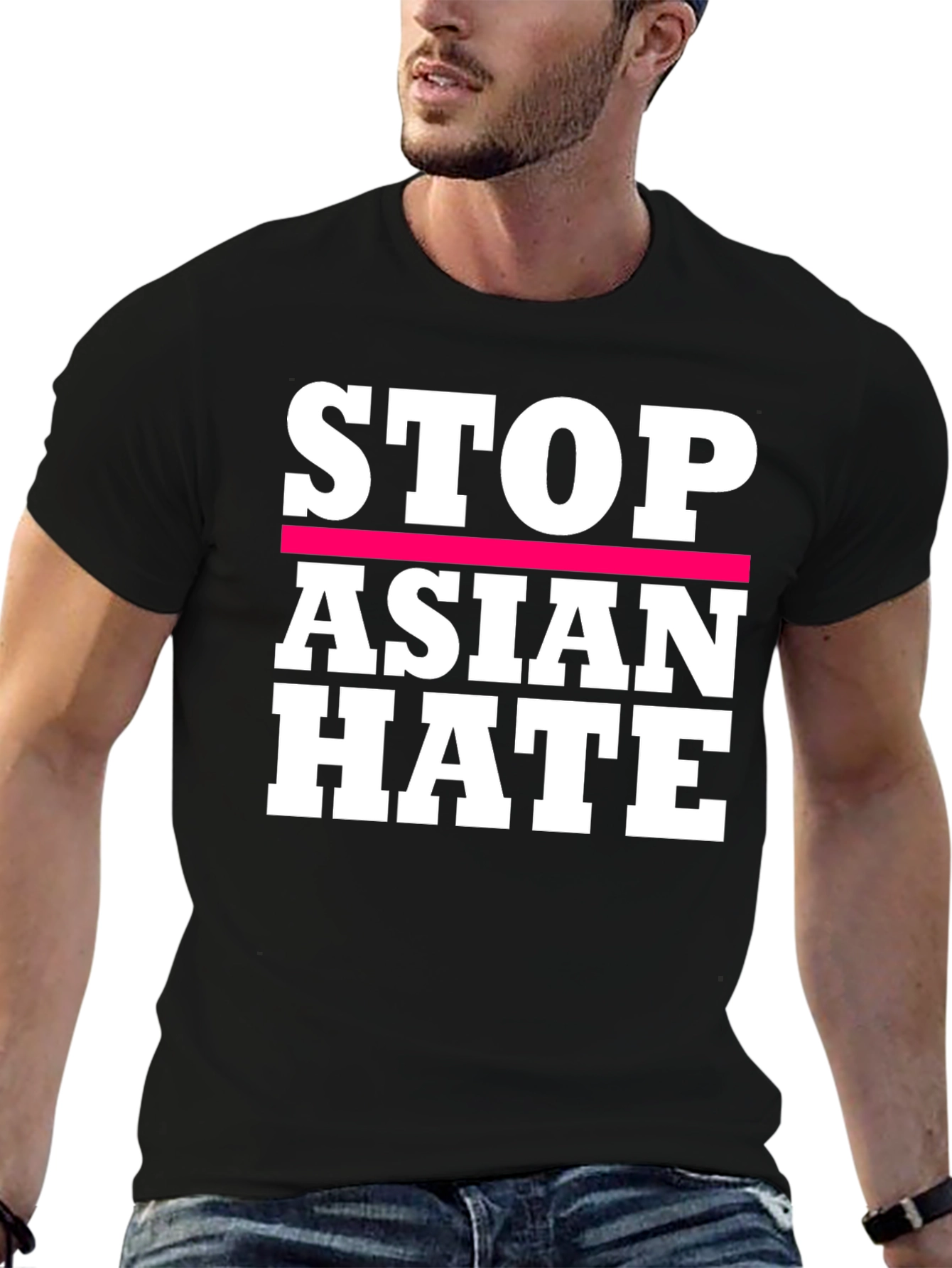 Stop Asian Hate T-Shirt - Black
