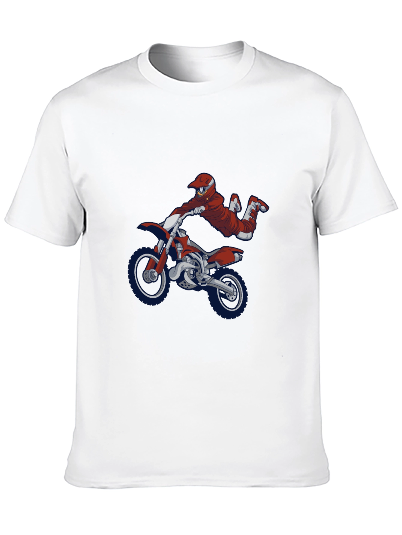 Motocross Rider Graphic T-Shirt - Cool Motorbike Tee