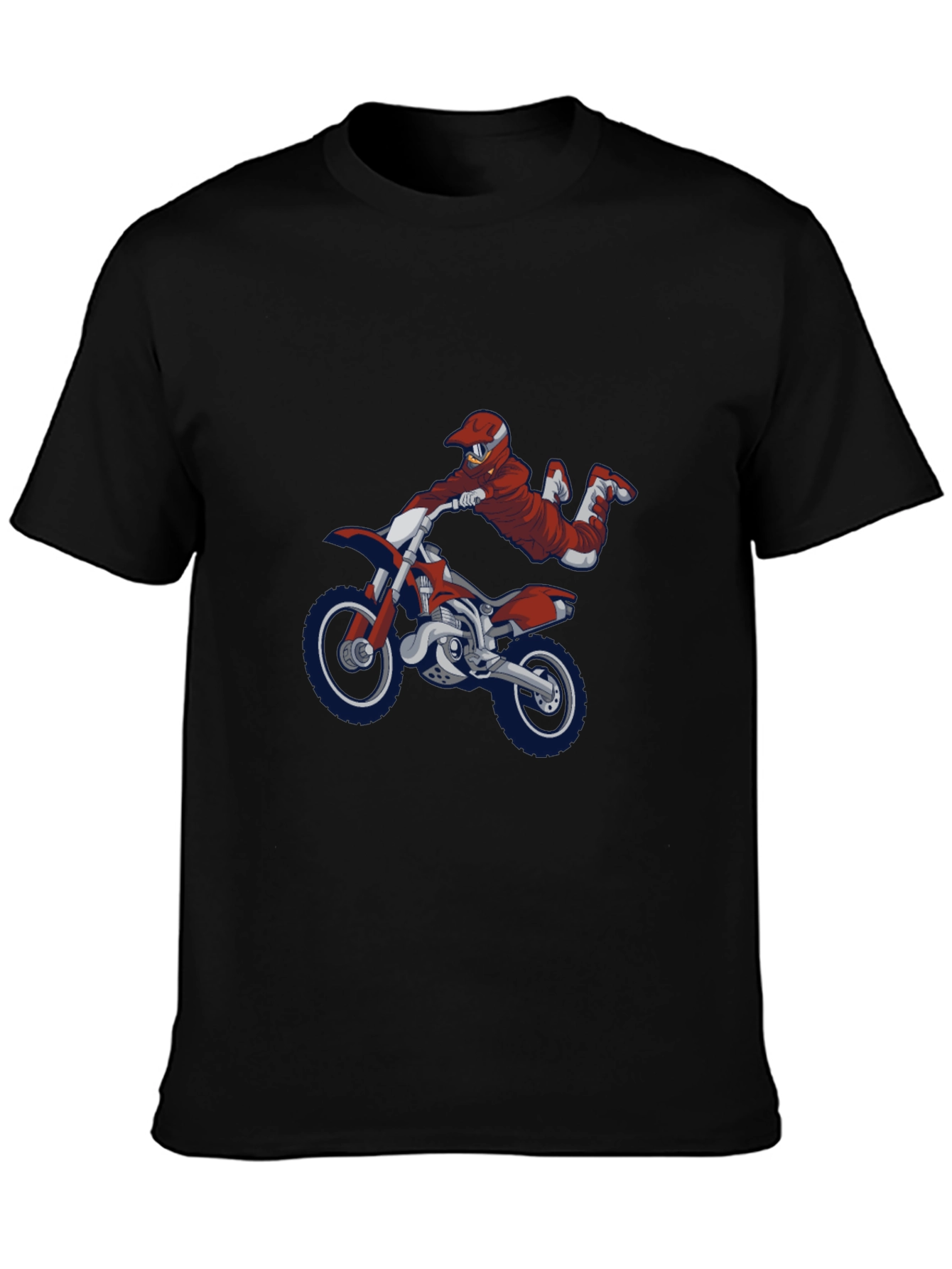 Motocross Rider Graphic T-Shirt - Cool Motorbike Tee