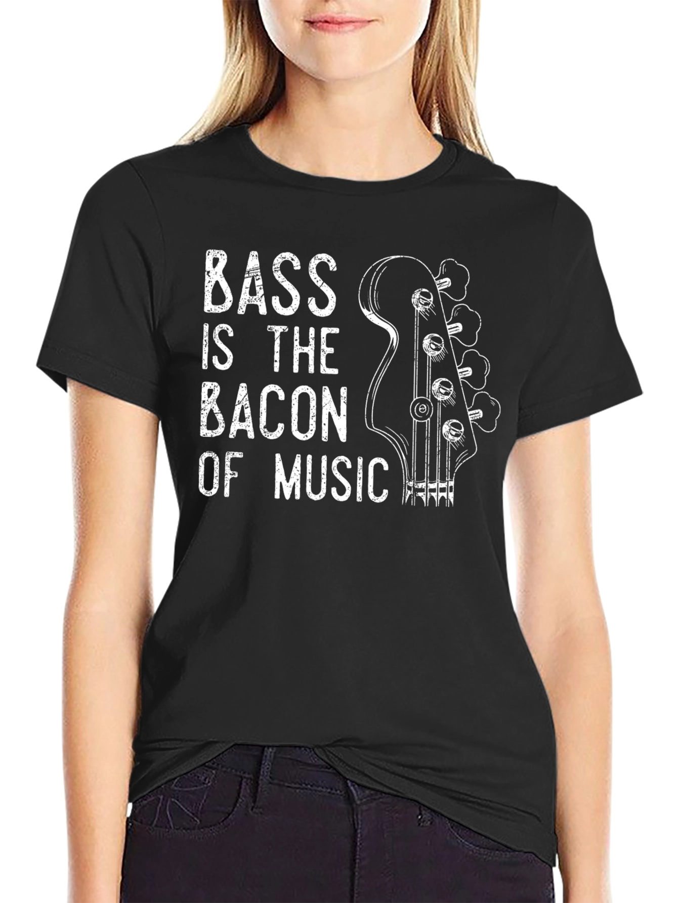 Bass is the Bacon of Music Graphic T-Shirt