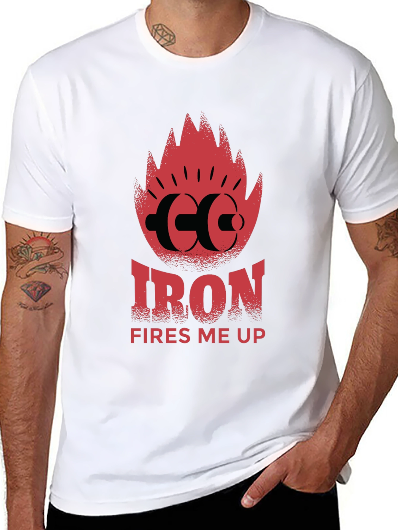 Iron Fires Me Up Graphic T-Shirt