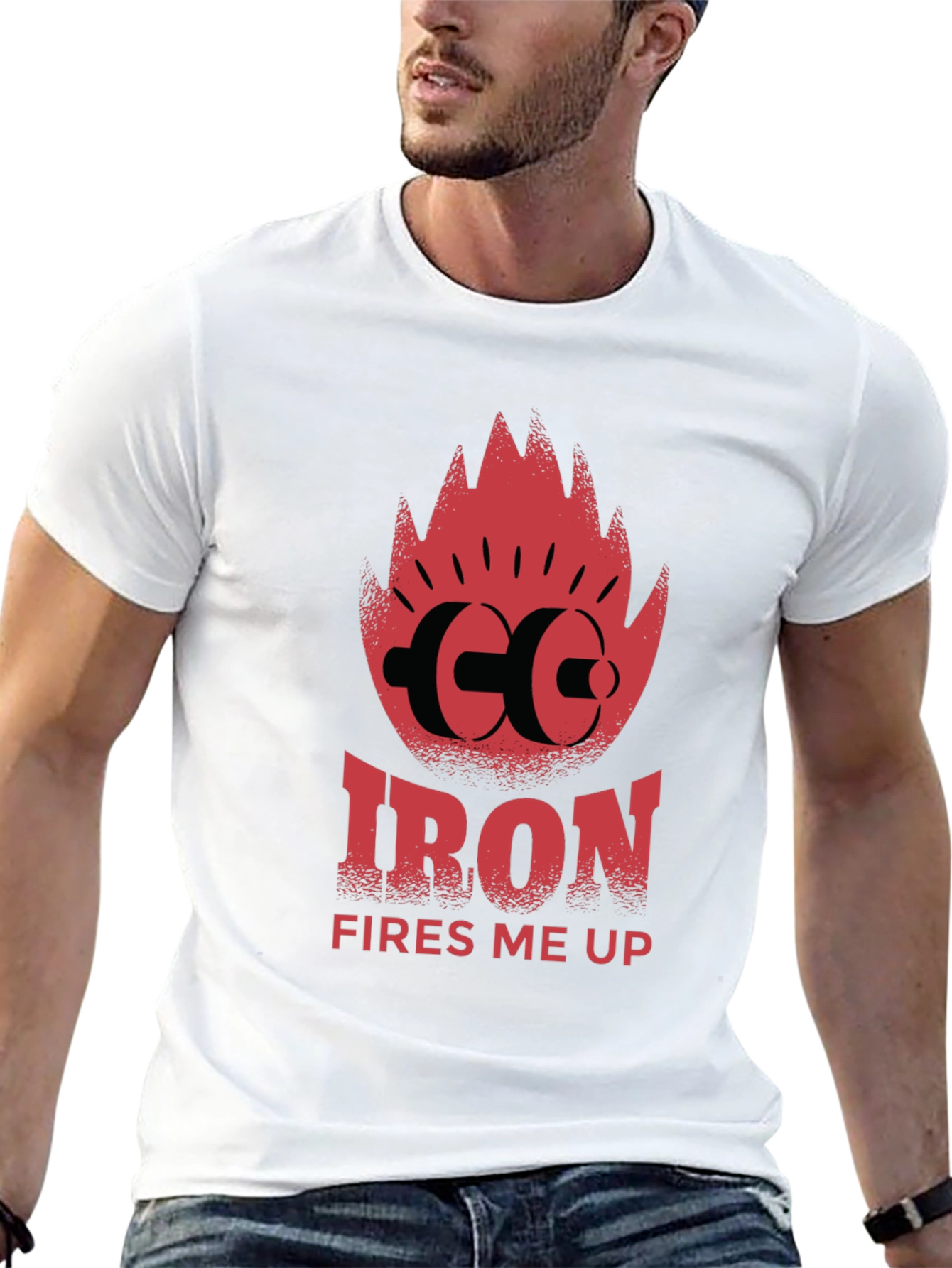 Iron Fires Me Up Graphic T-Shirt