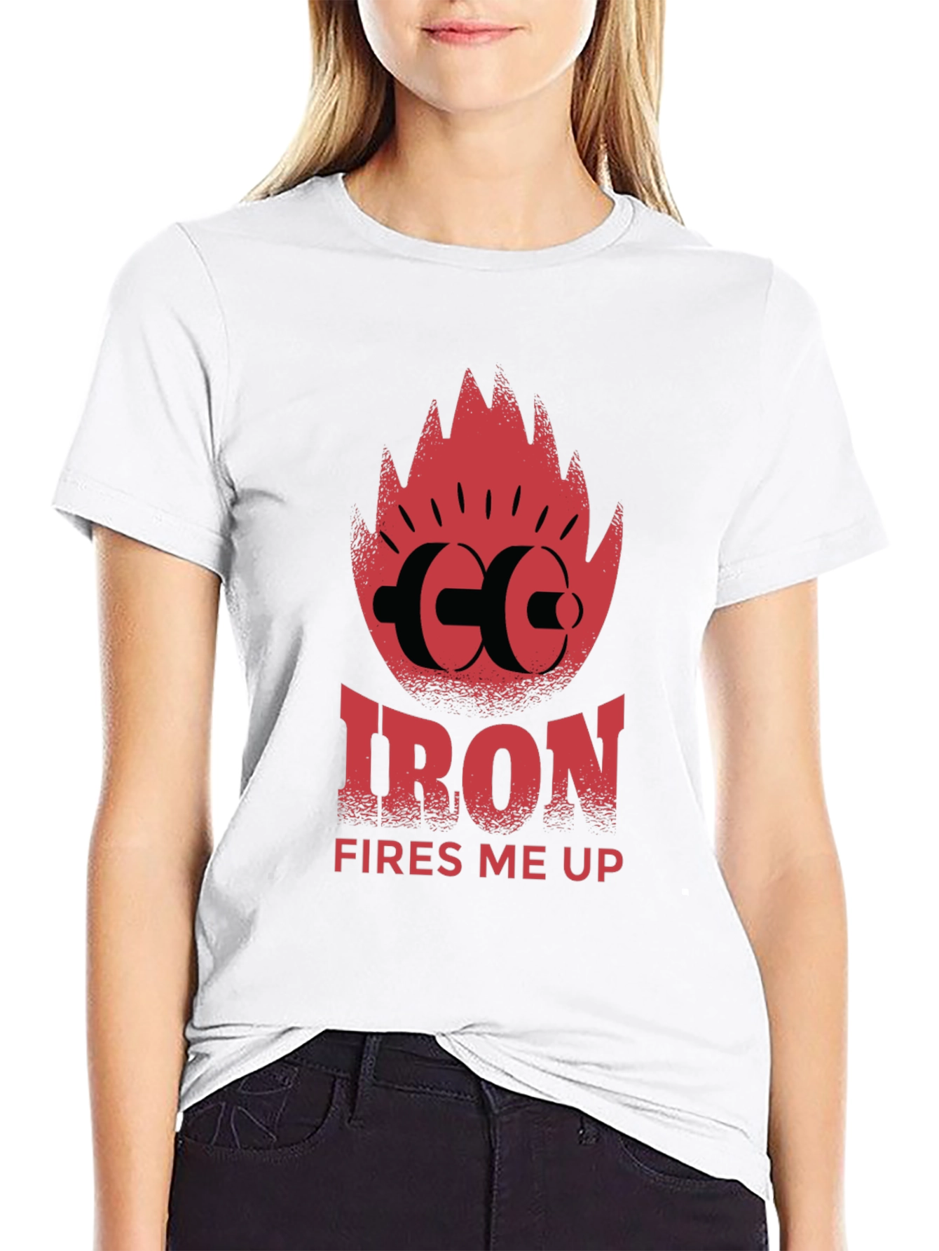 Iron Fires Me Up Graphic T-Shirt