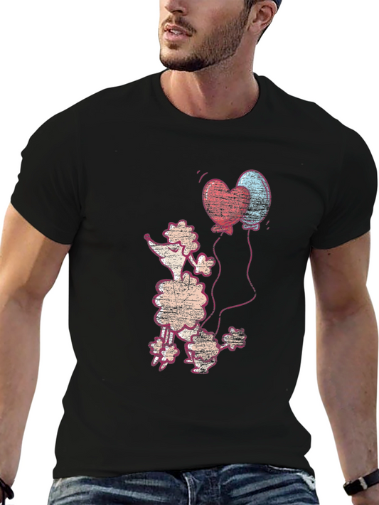 Poodle Love T-Shirt - Vintage Style
