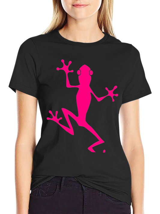 Pink Frog Graphic Tee - Mens Black T-Shirt