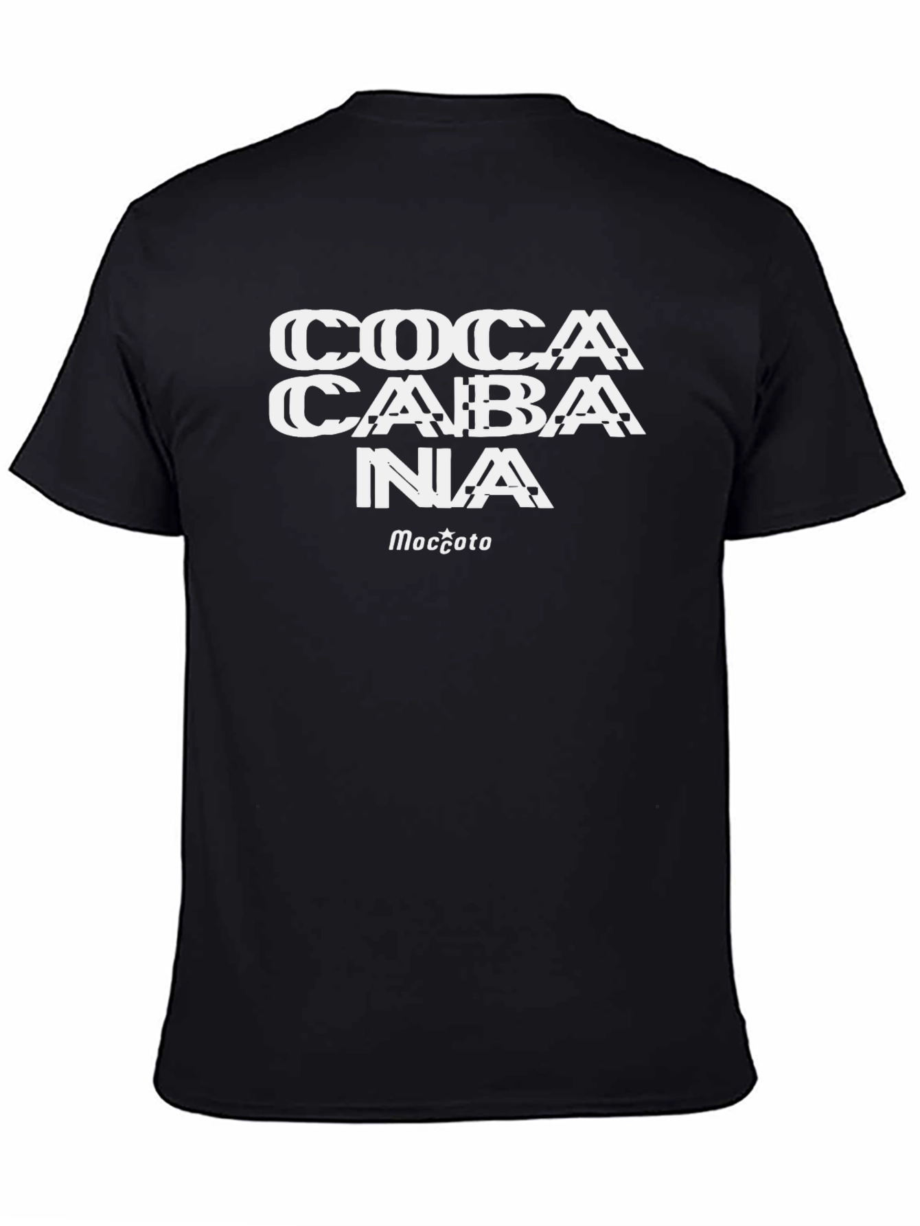 Coca Cabana T-Shirt - Black Crew Neck