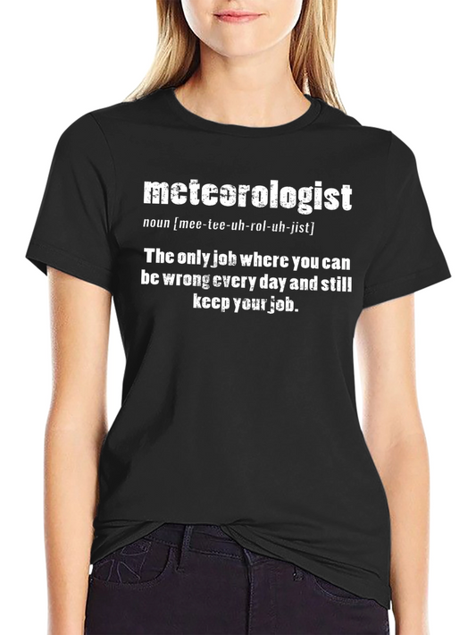 Meteorologist Definition T-Shirt - Funny Weather Forecaster Gift