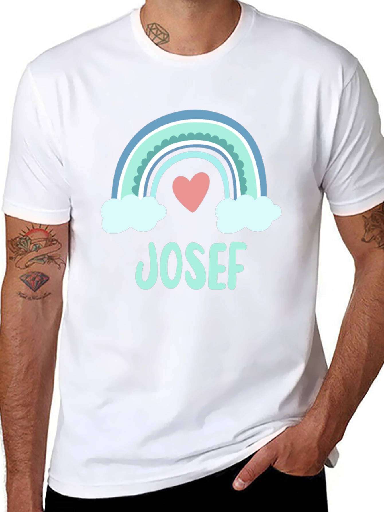 Josef Rainbow Heart T-Shirt