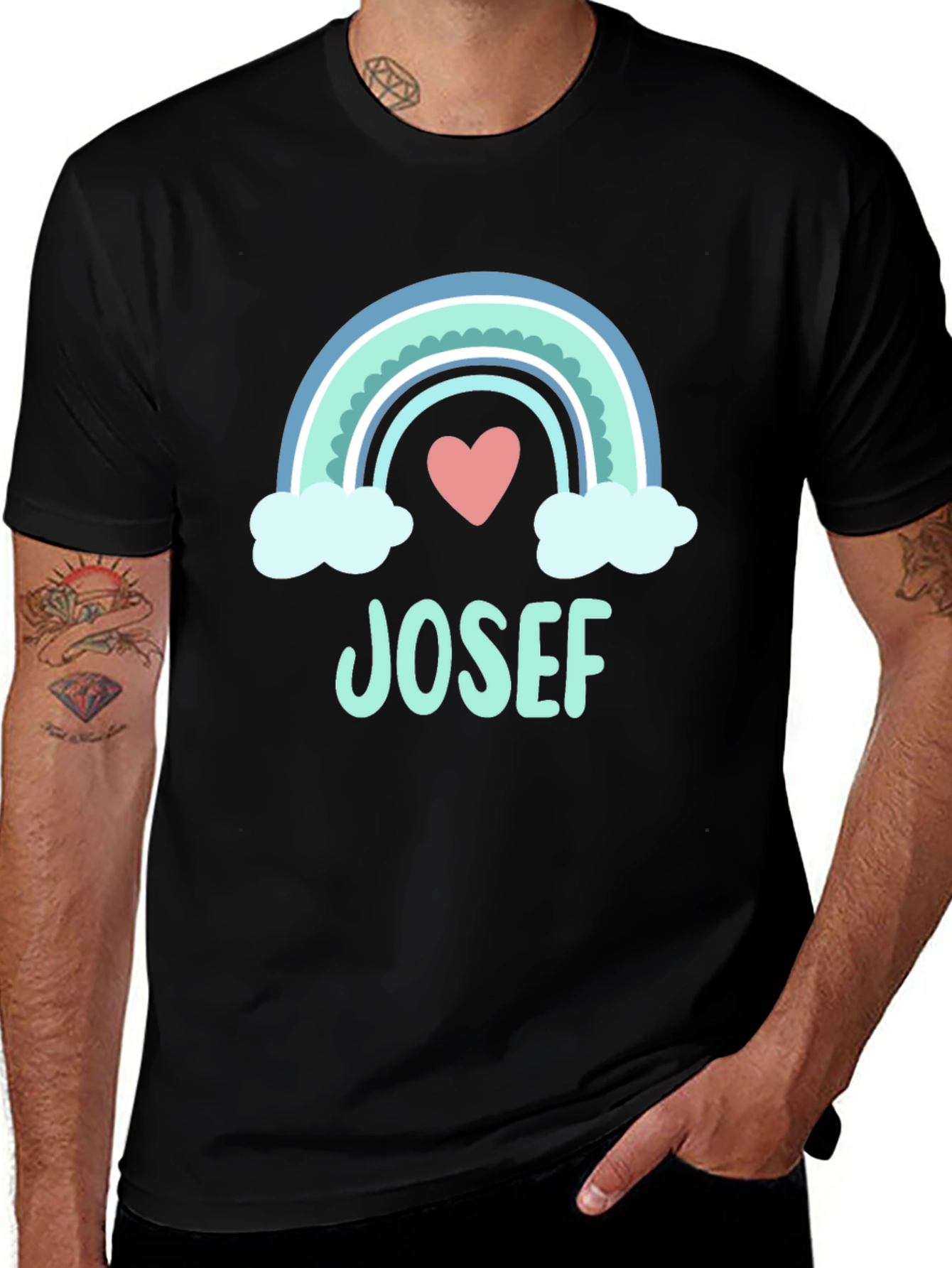 Josef Rainbow Heart T-Shirt