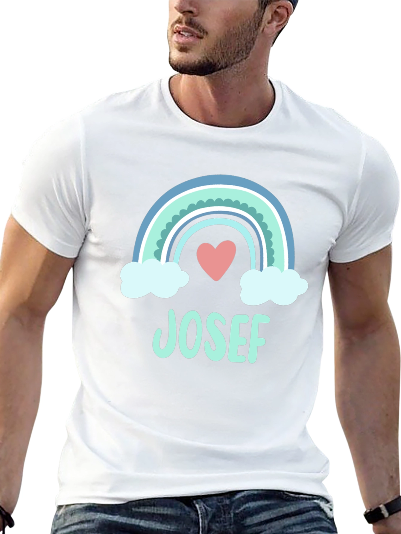 Josef Rainbow Heart T-Shirt