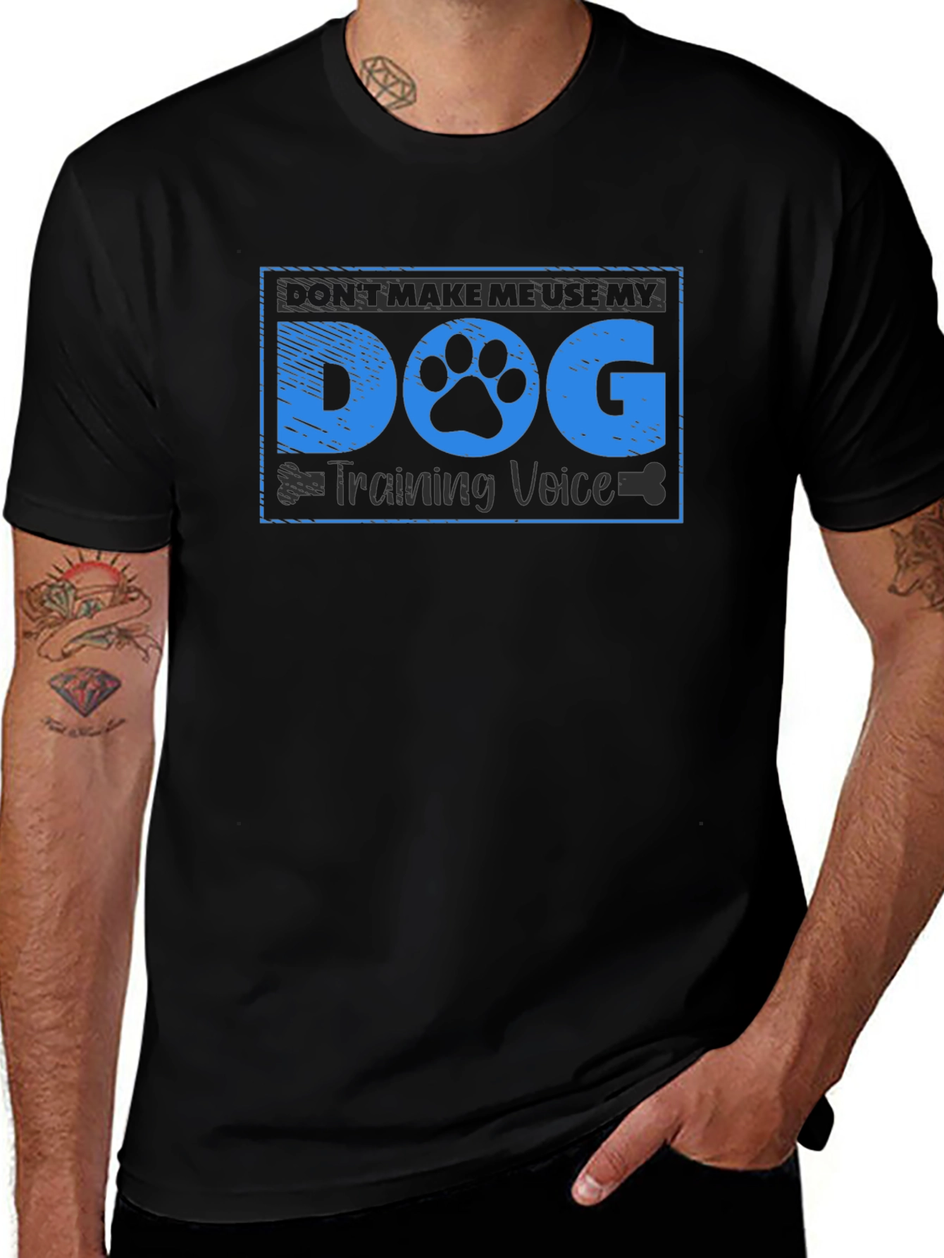Dog Training Voice T-Shirt - Funny Dog Lover Tee
