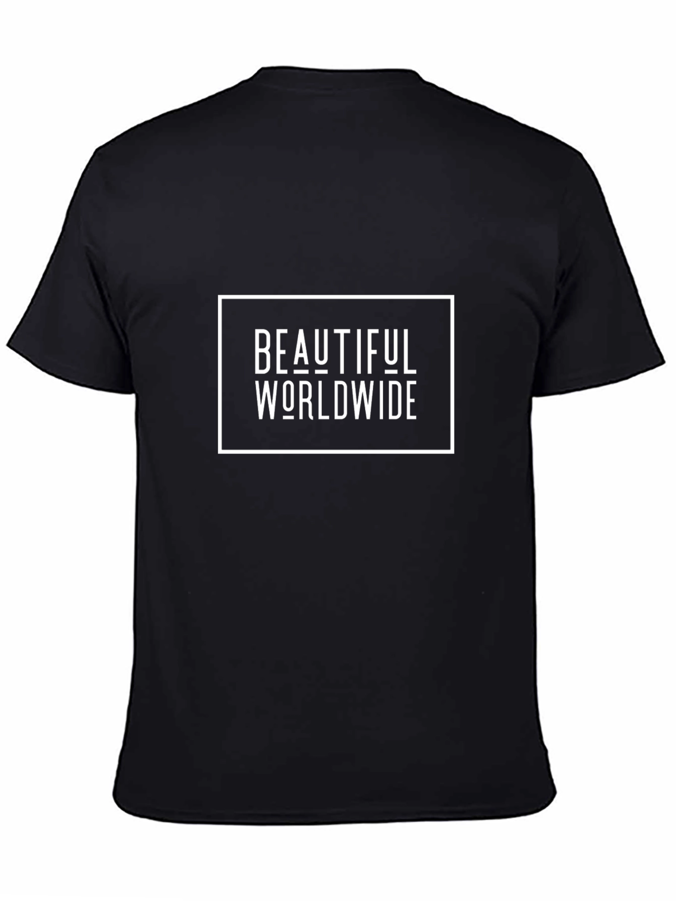 Beautiful Worldwide Graphic Tee - Unisex Black T-Shirt