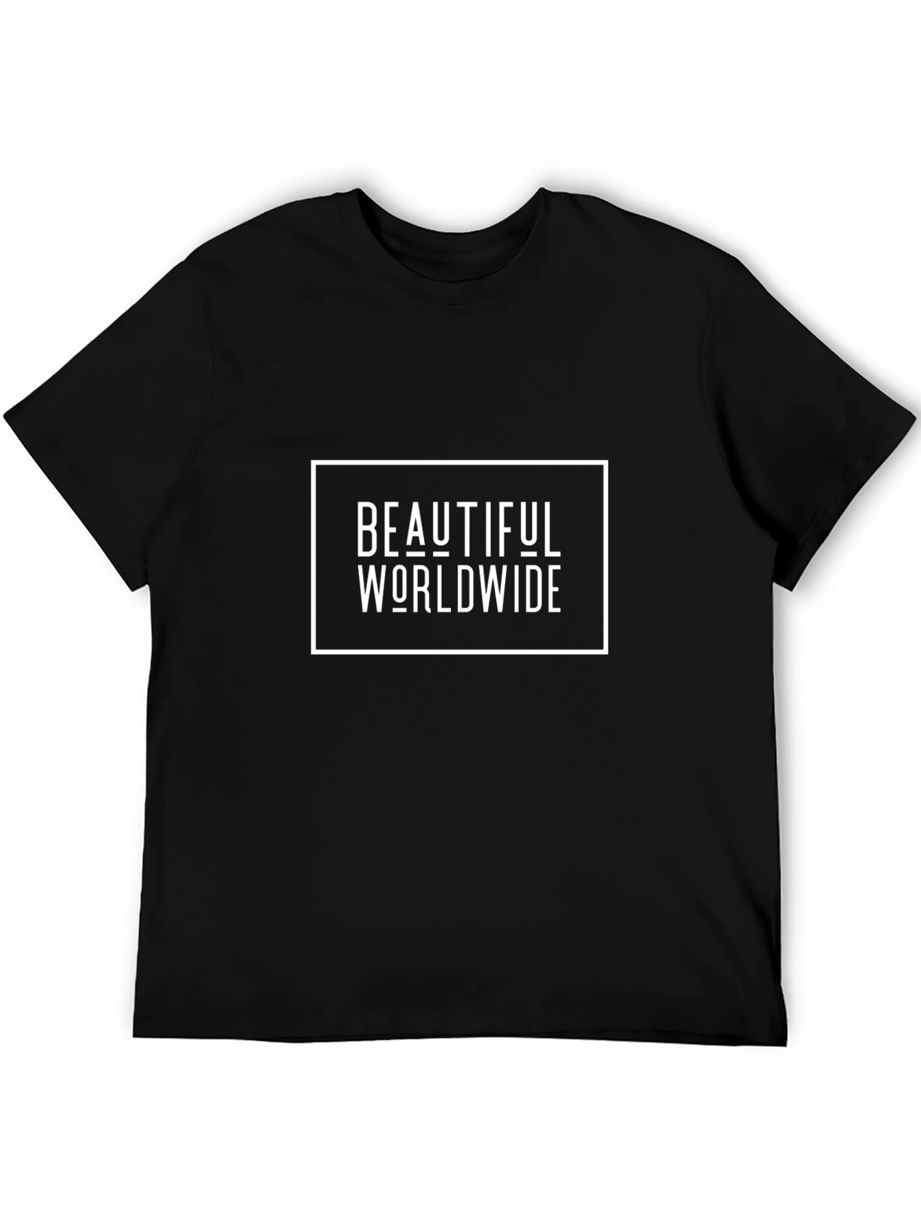 Beautiful Worldwide Graphic Tee - Unisex Black T-Shirt