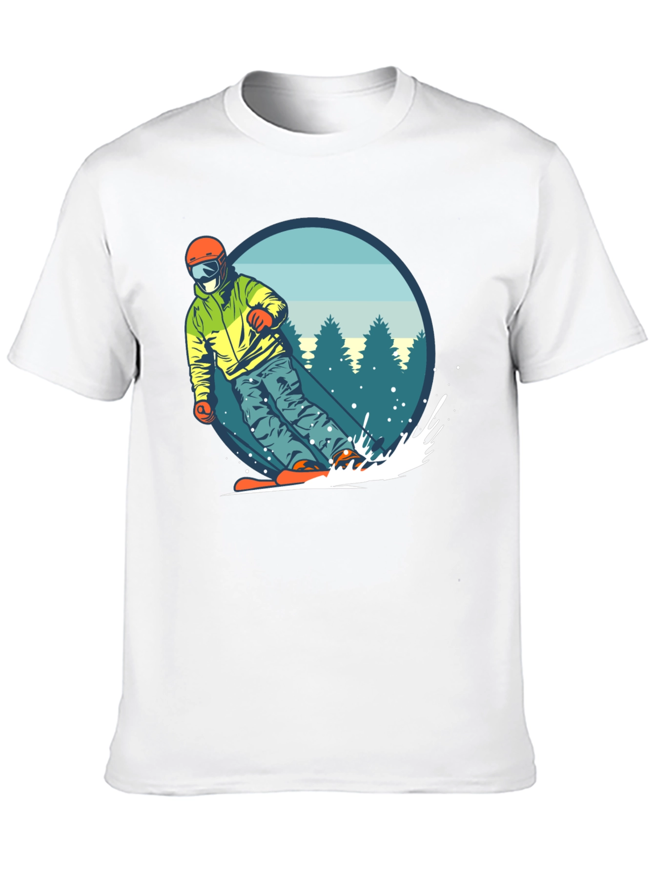 Snowboarder Graphic T-Shirt - Black