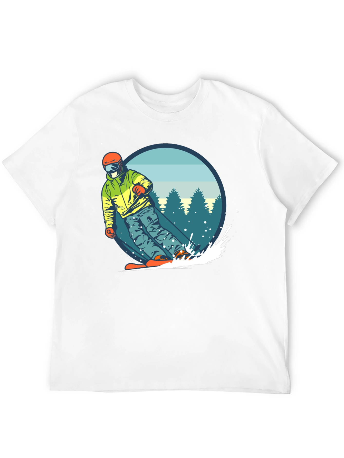 Snowboarder Graphic T-Shirt - Black