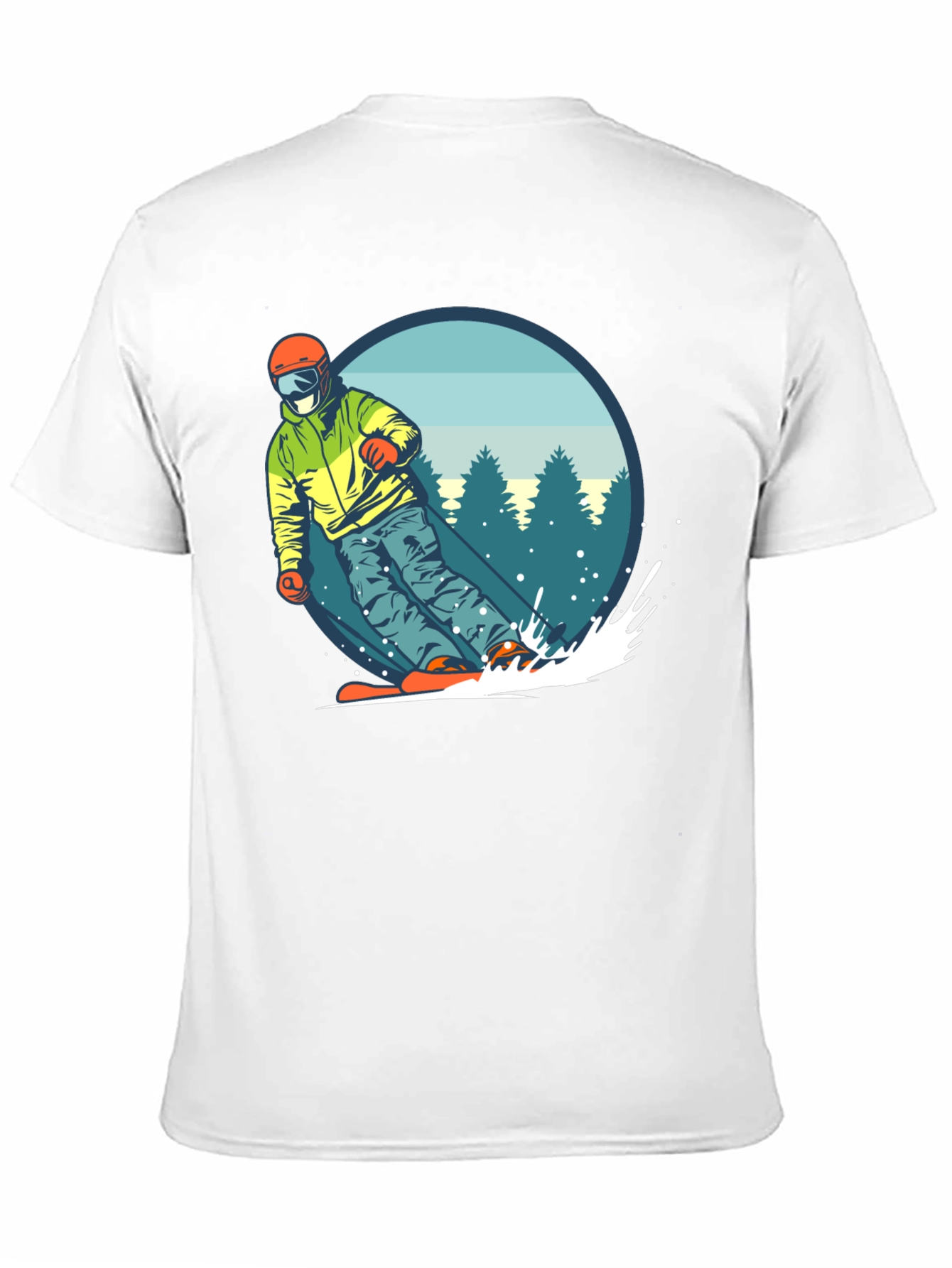Snowboarder Graphic T-Shirt - Black