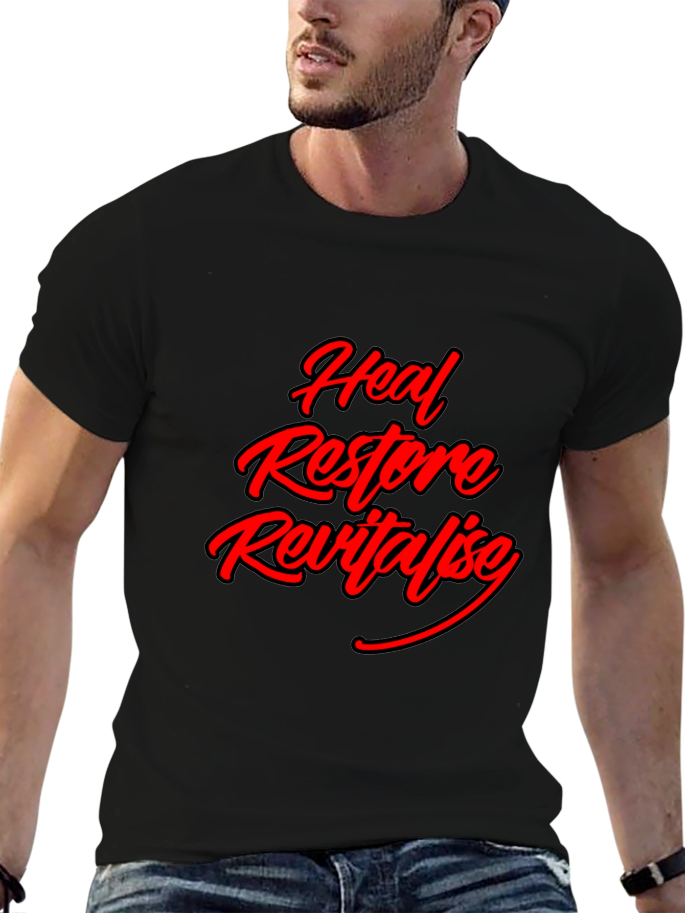 Heal Restore Revitalise Graphic T-Shirt