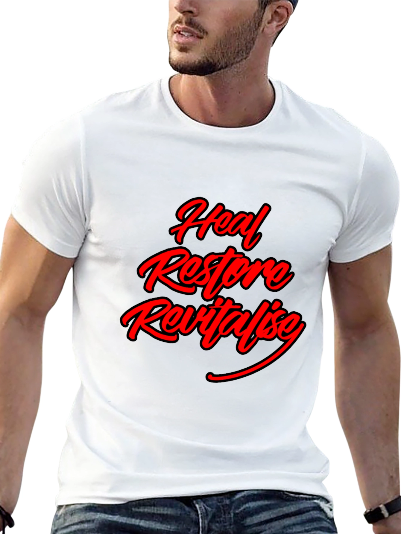Heal Restore Revitalise Graphic T-Shirt