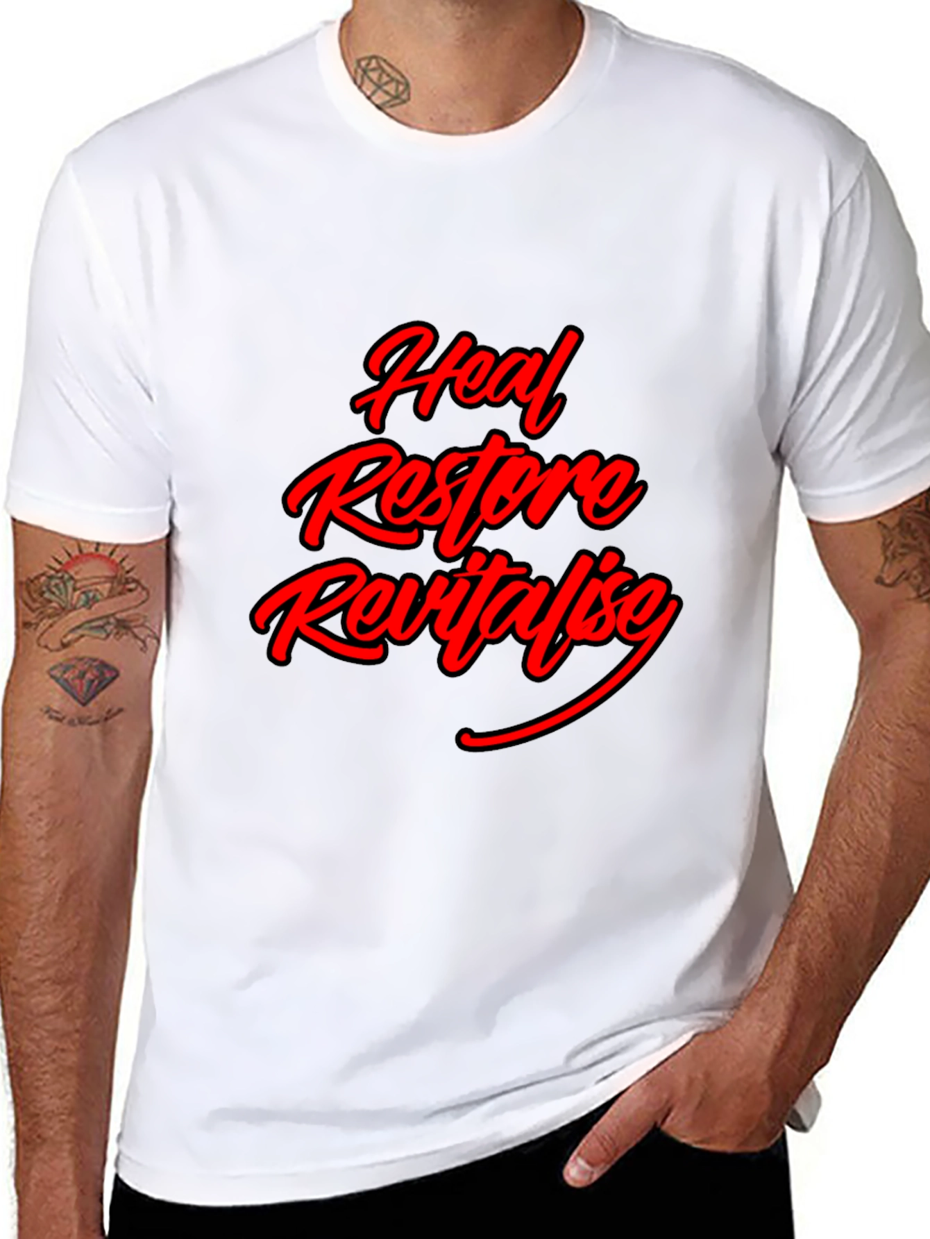 Heal Restore Revitalise Graphic T-Shirt