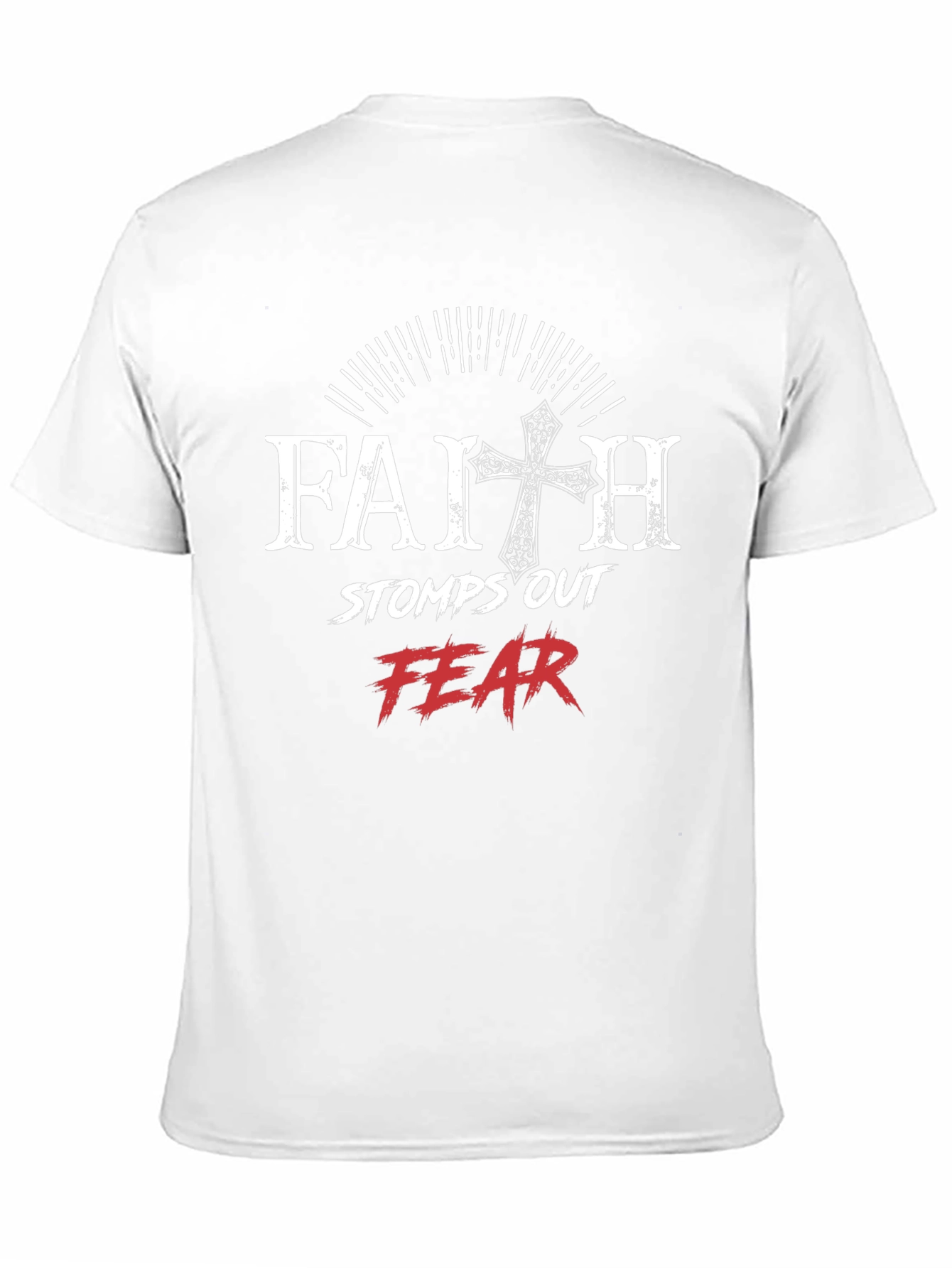 Faith Over Fear Graphic T-Shirt - Christian Apparel