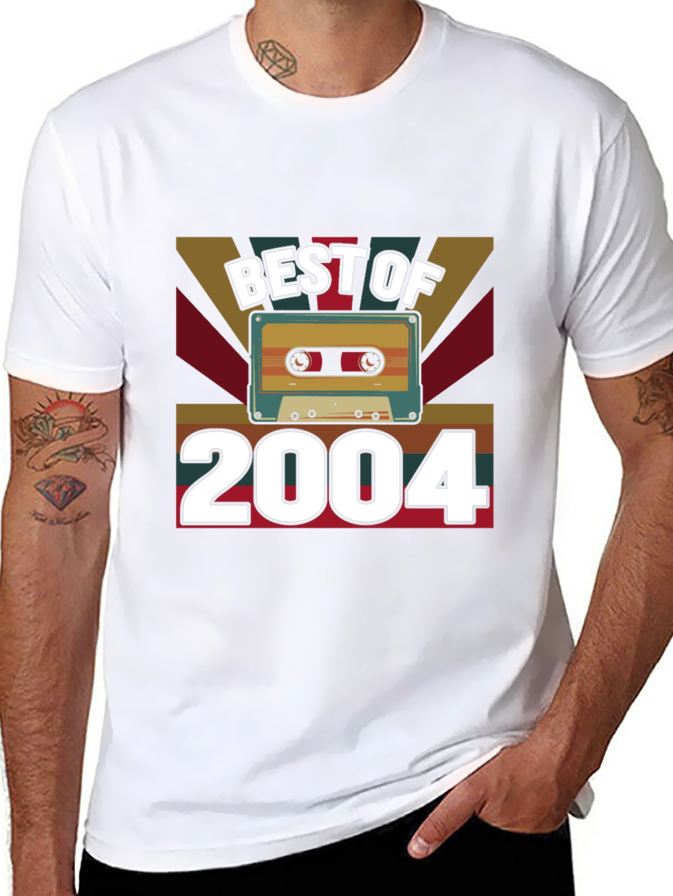 Best of 2004 Cassette Tape Graphic T-Shirt