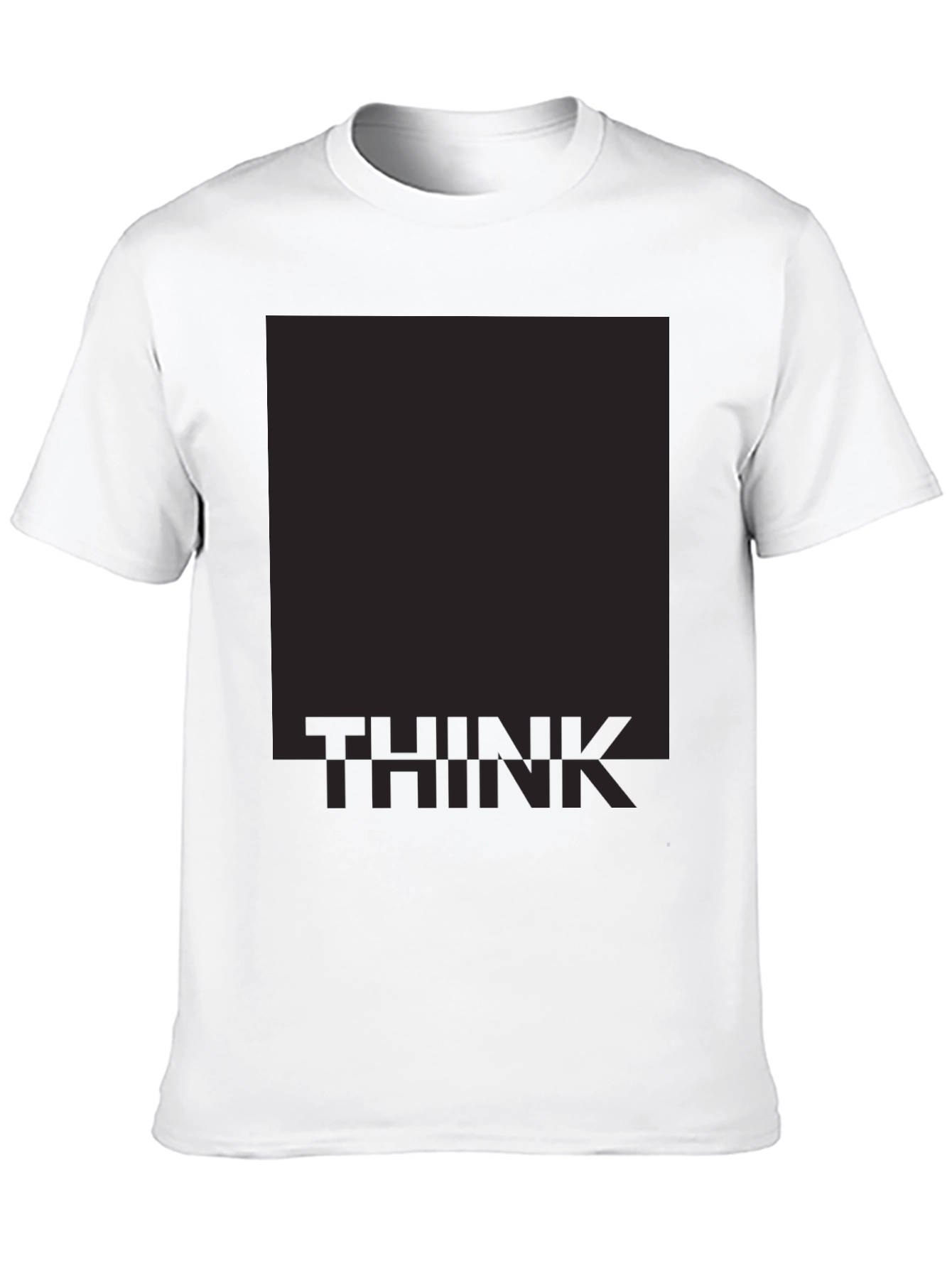 Think Graphic Print Black T-Shirt