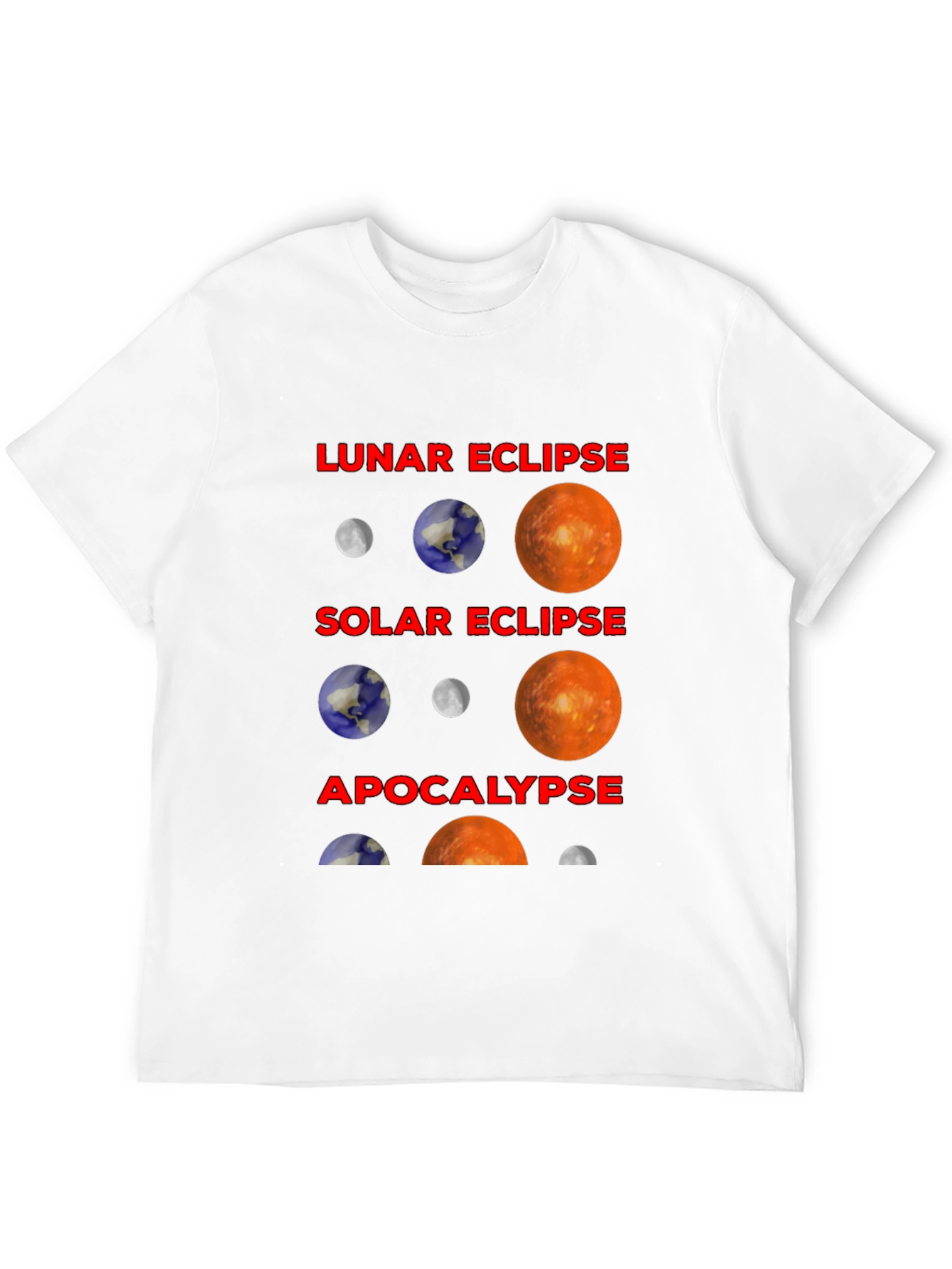 Lunar Solar Eclipse Apocalypse T-Shirt