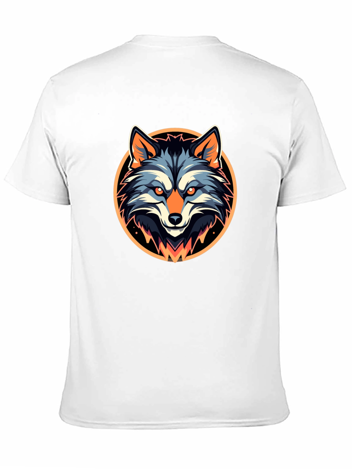 Cool Wolf Graphic Black T-Shirt