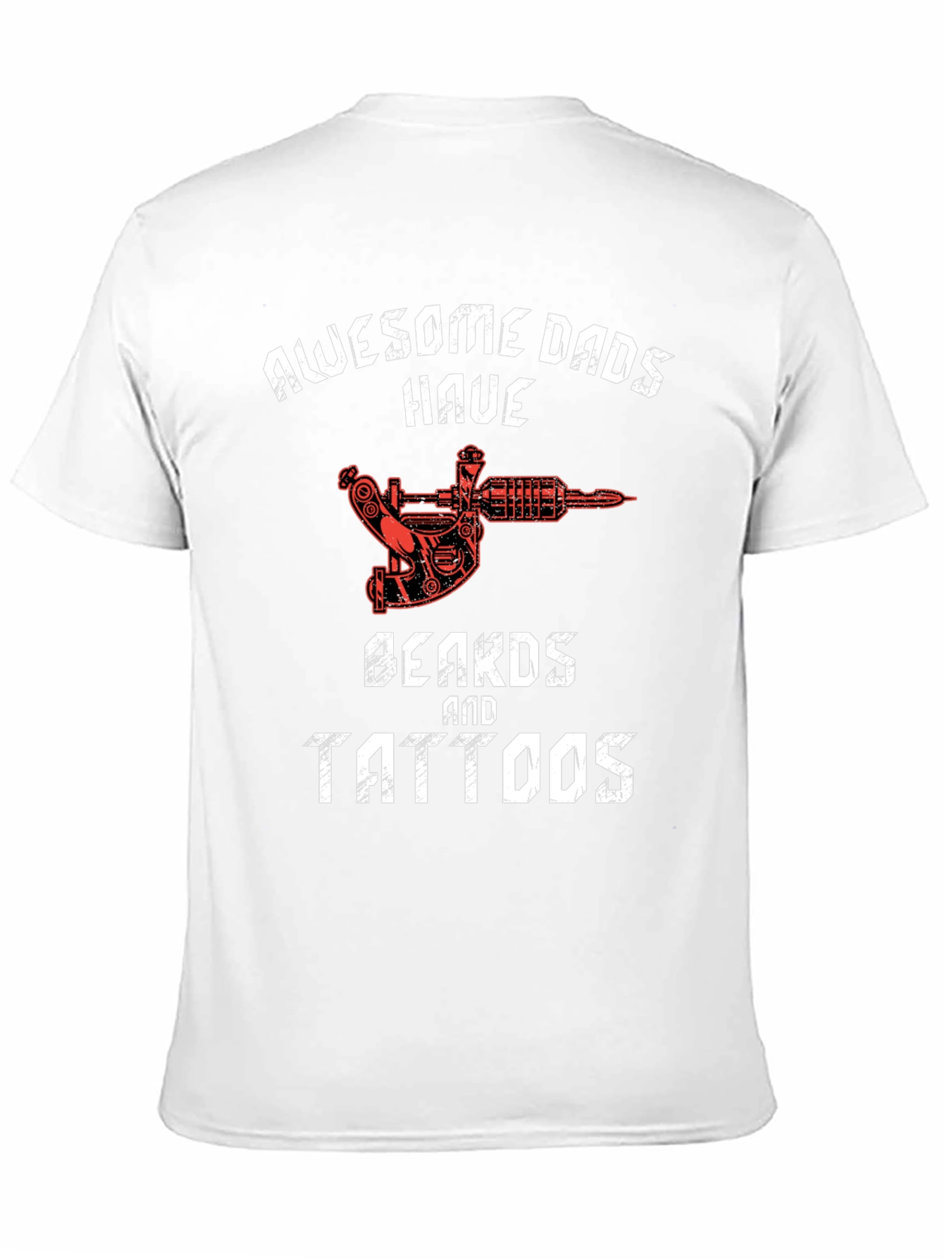 Awesome Dads T-Shirt - Beards and Tattoos