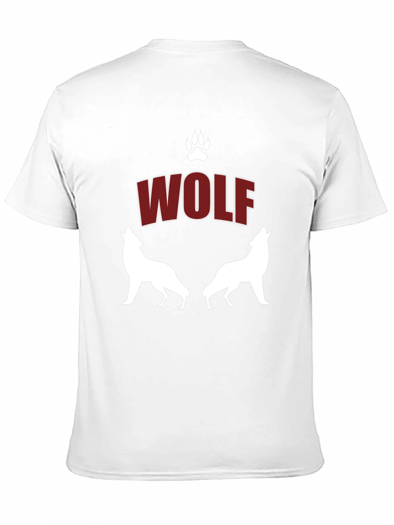 Wolf Graphic Print Mens T-Shirt