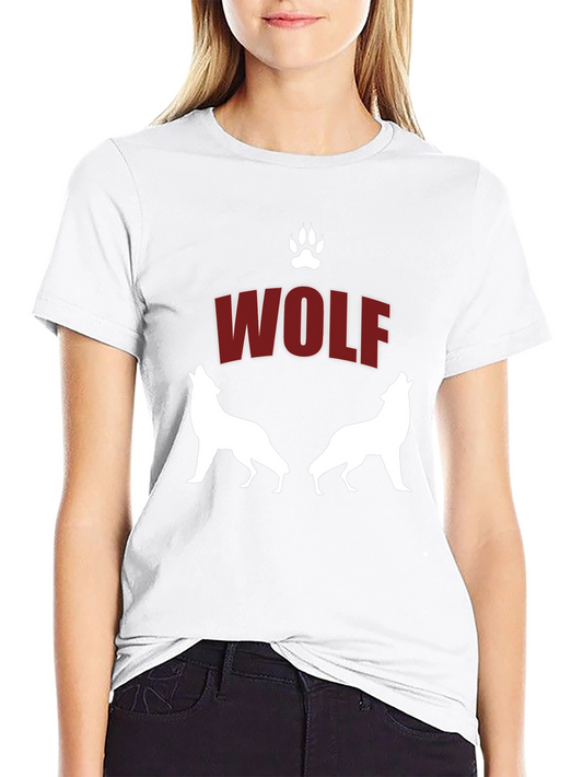 Wolf Graphic Print Mens T-Shirt