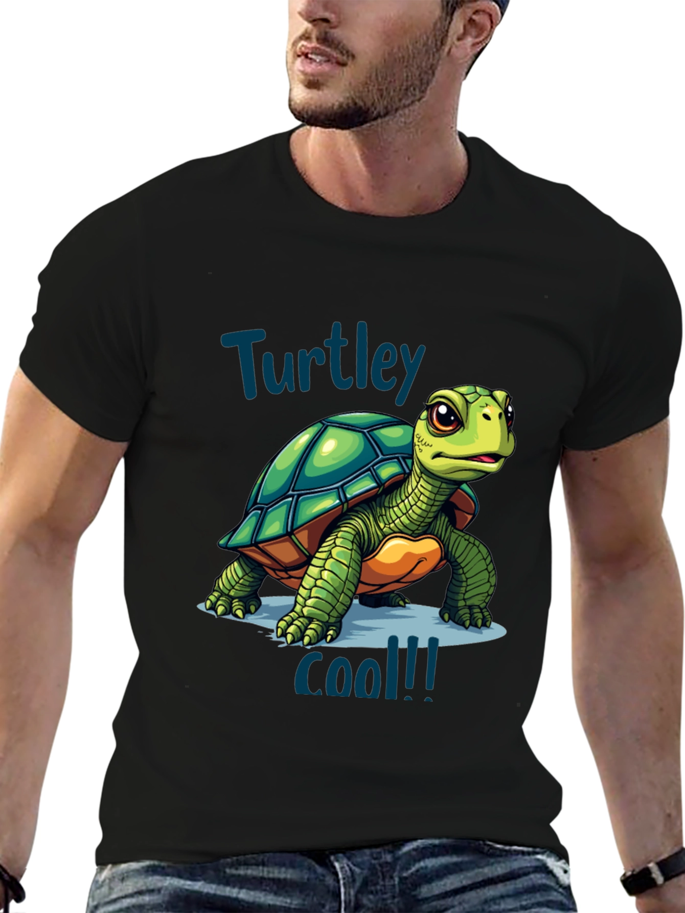 Turtley Cool T-Shirt - Fun Turtle Graphic Tee