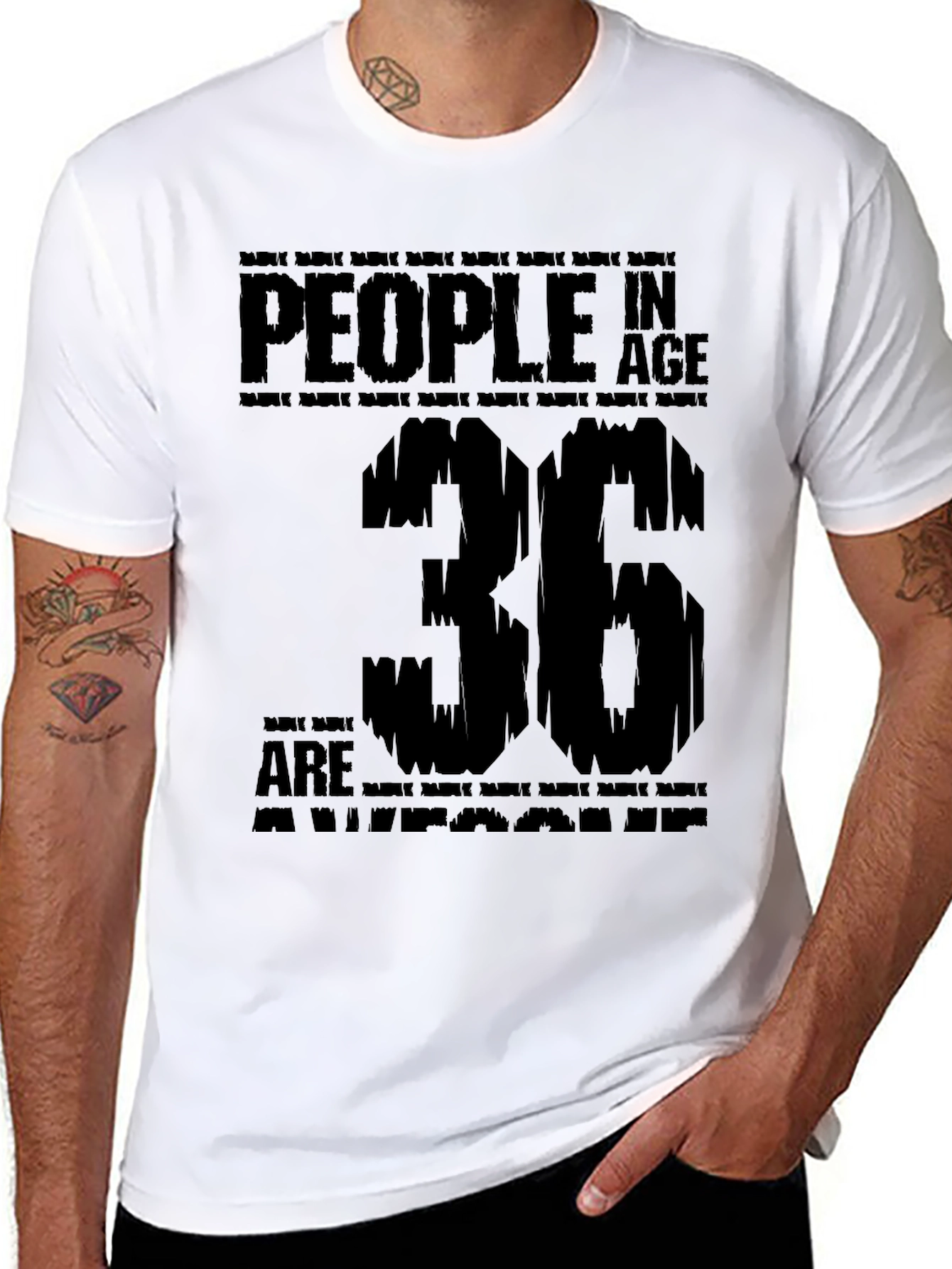 36 Years Old Awesome Birthday T-Shirt