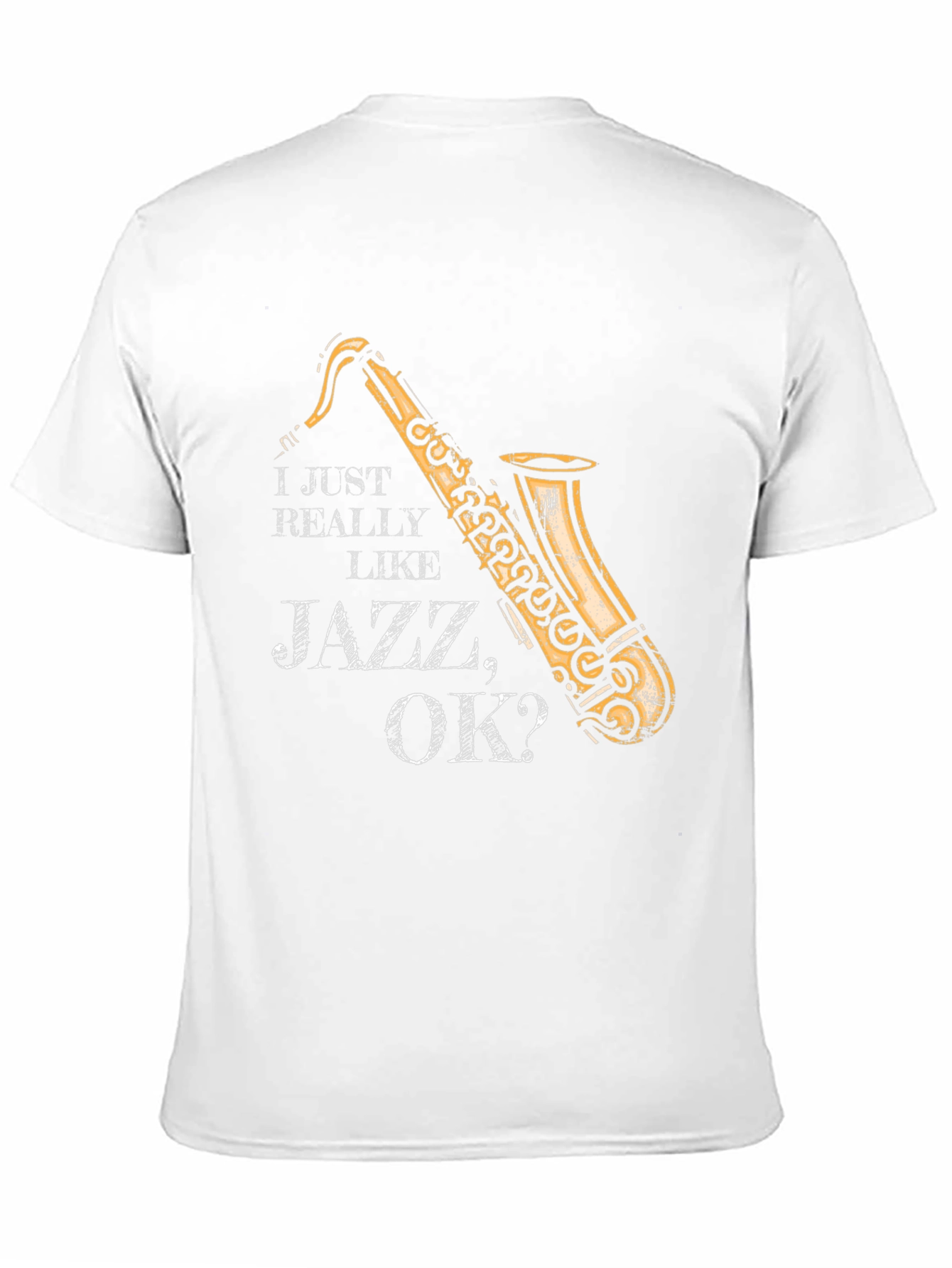 Jazz Lover Saxophone Graphic T-Shirt