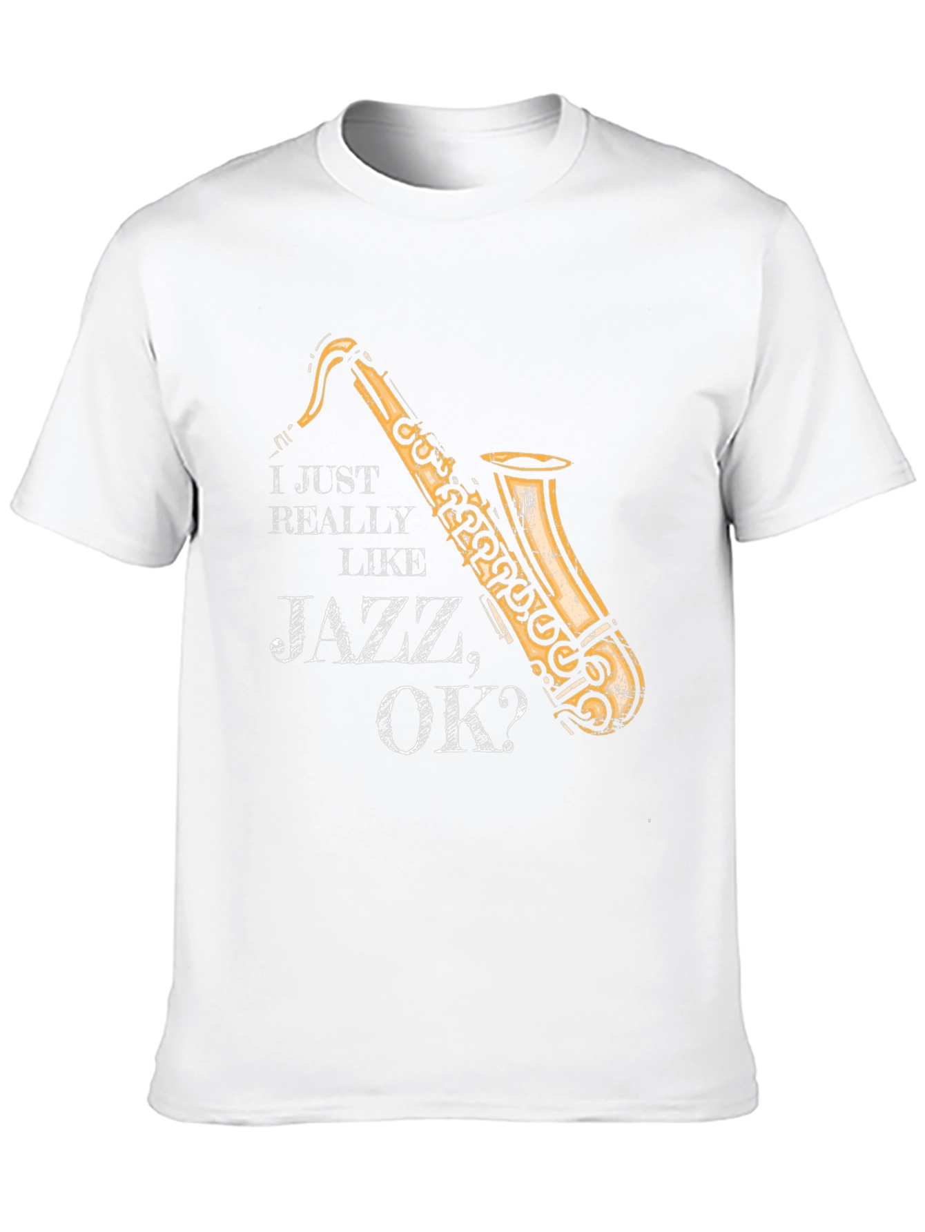 Jazz Lover Saxophone Graphic T-Shirt