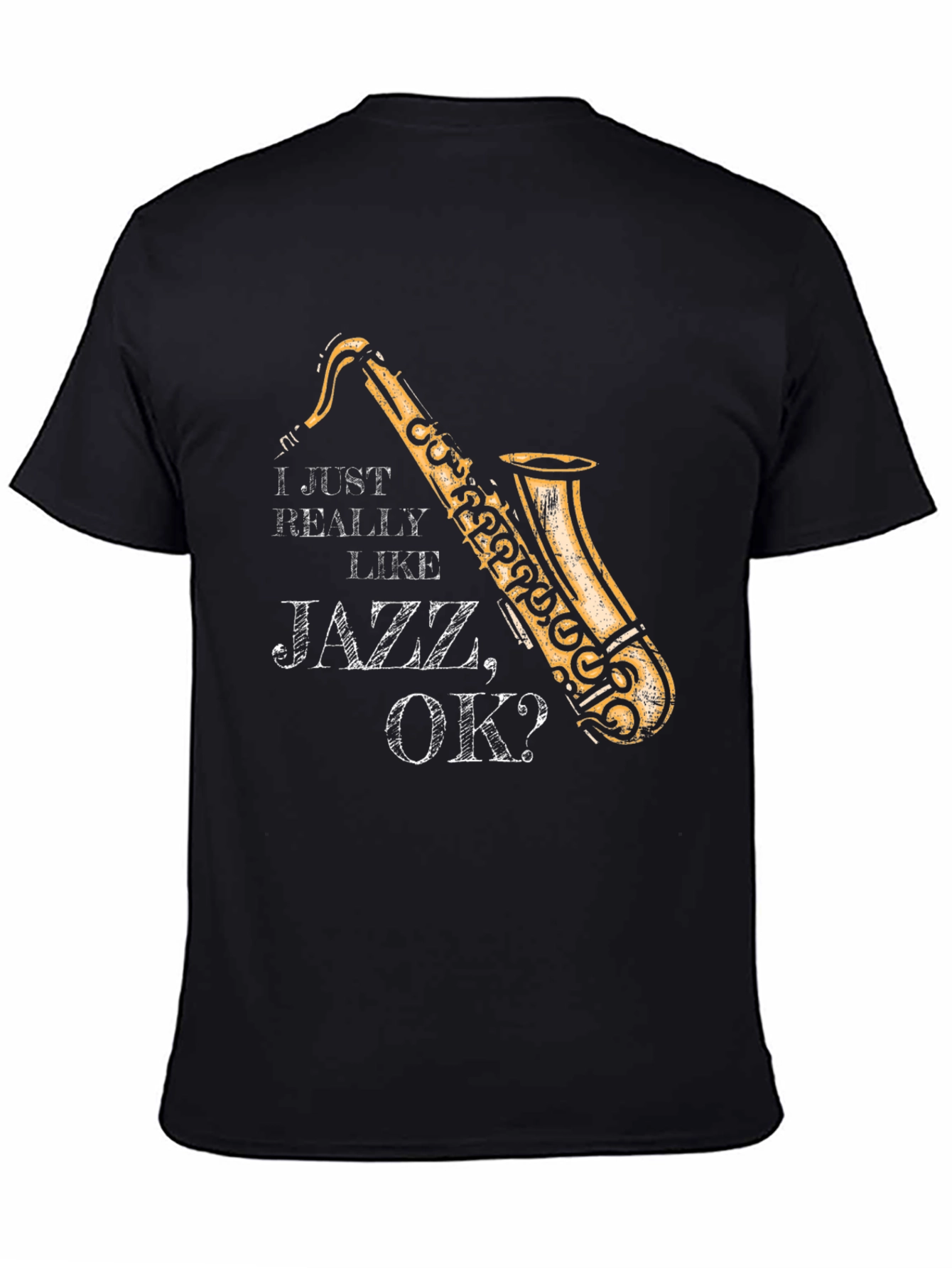 Jazz Lover Saxophone Graphic T-Shirt
