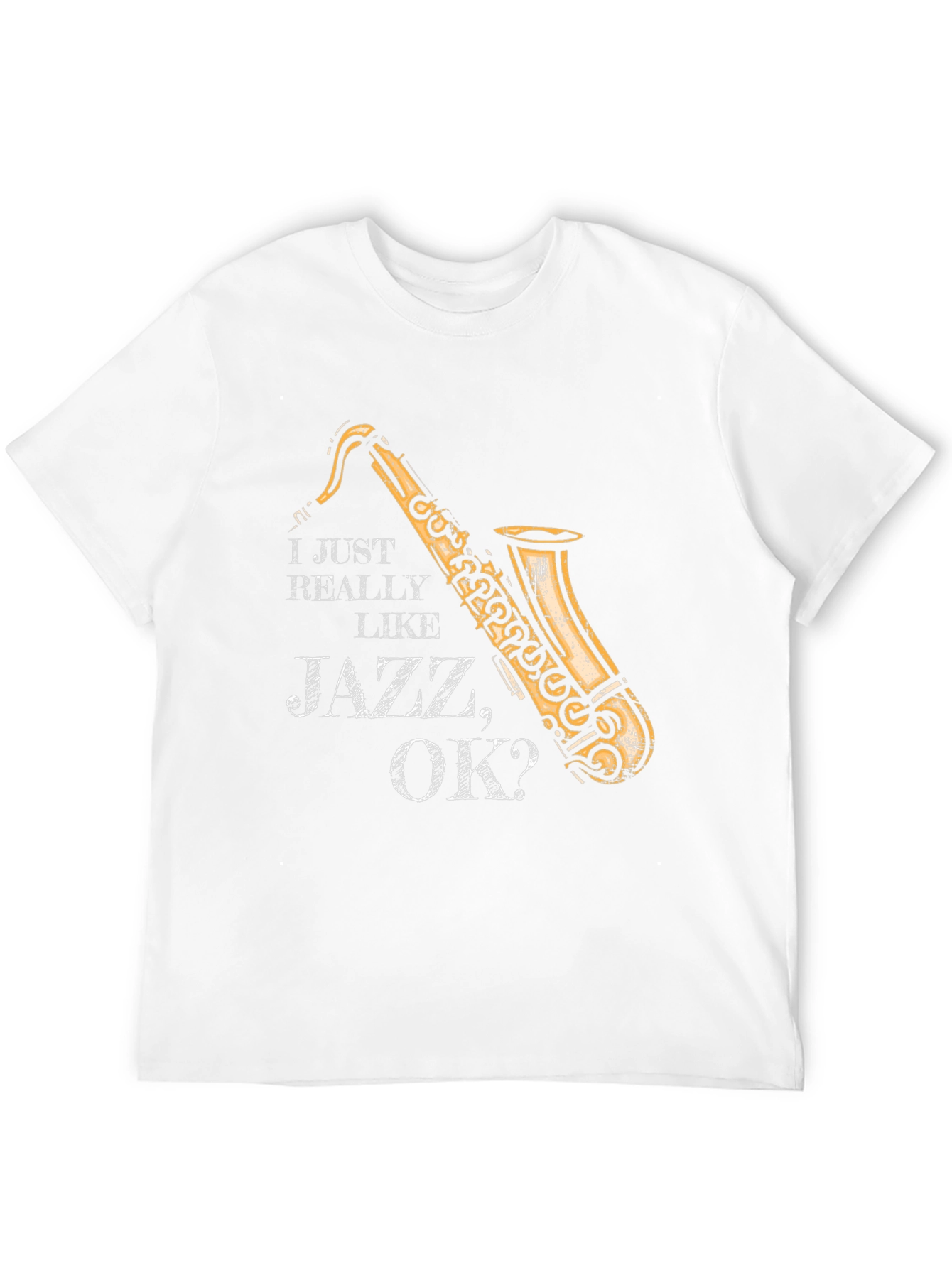 Jazz Lover Saxophone Graphic T-Shirt