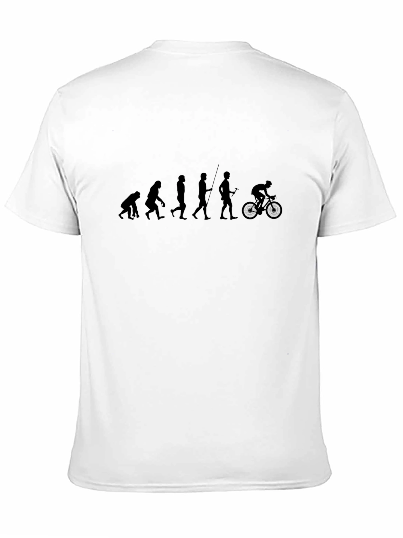 Evolution of Cycling Black T-Shirt
