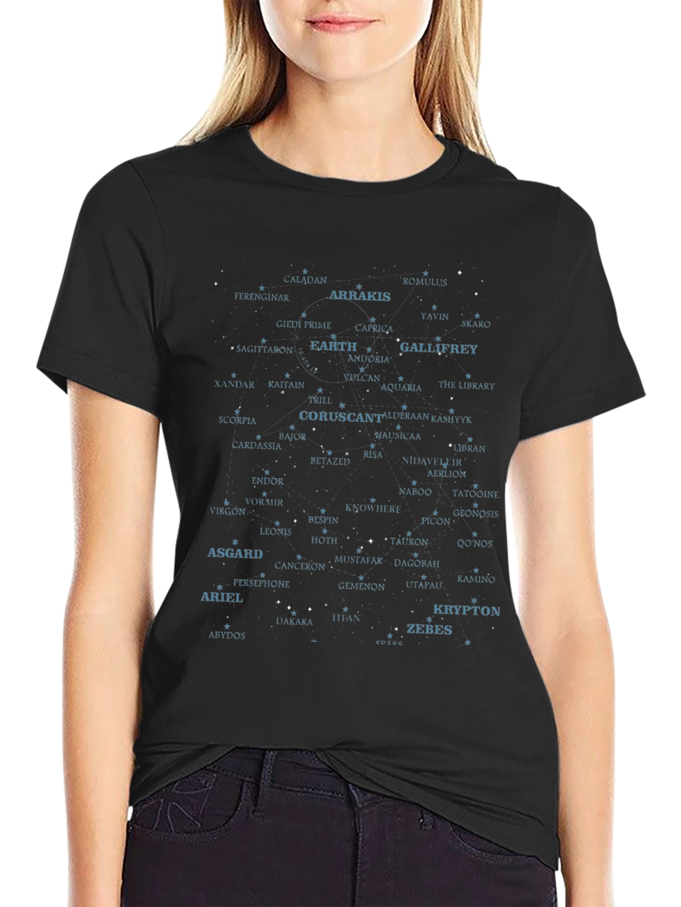 Sci-Fi Worlds Constellation T-Shirt