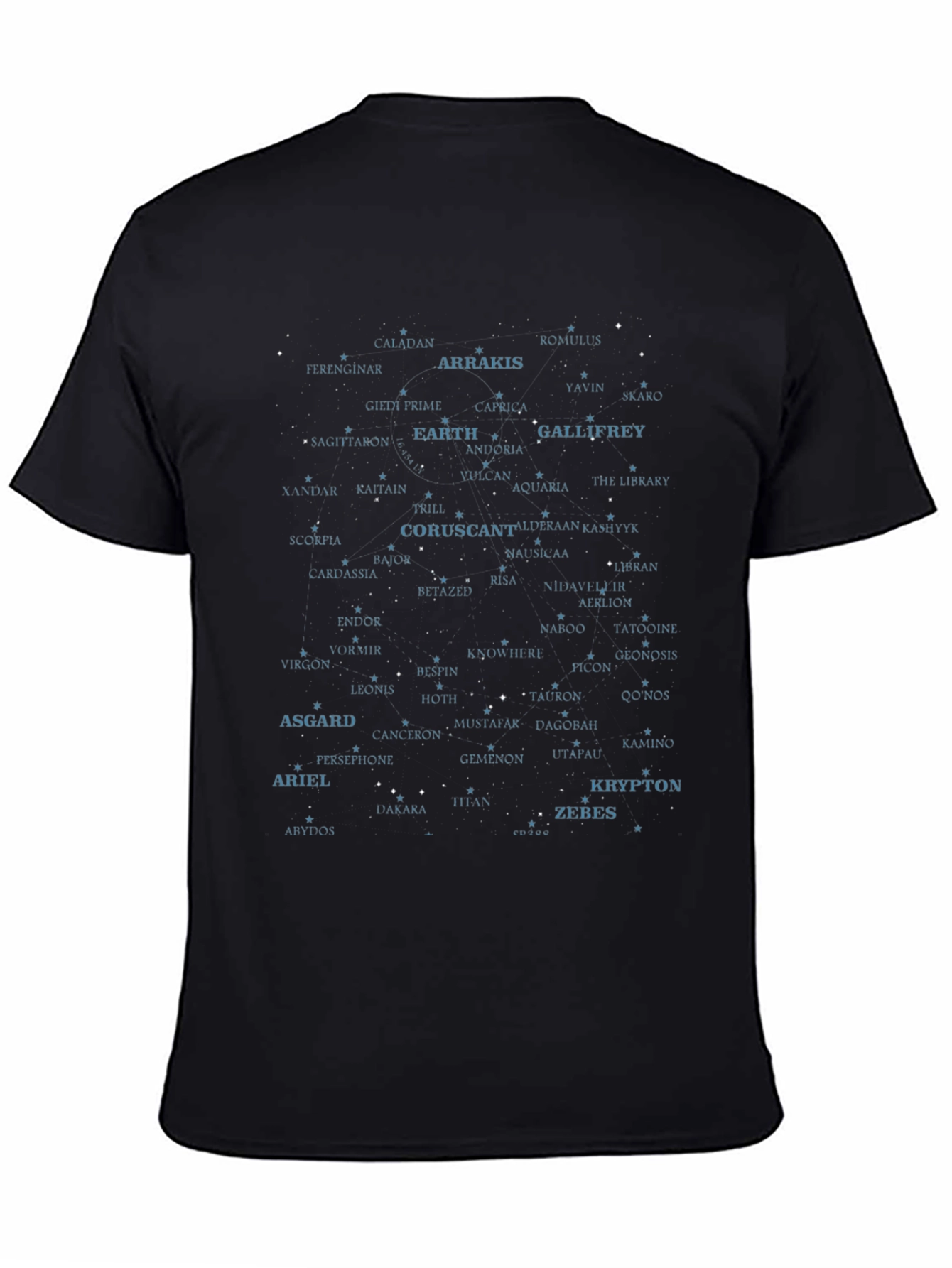 Sci-Fi Worlds Constellation T-Shirt
