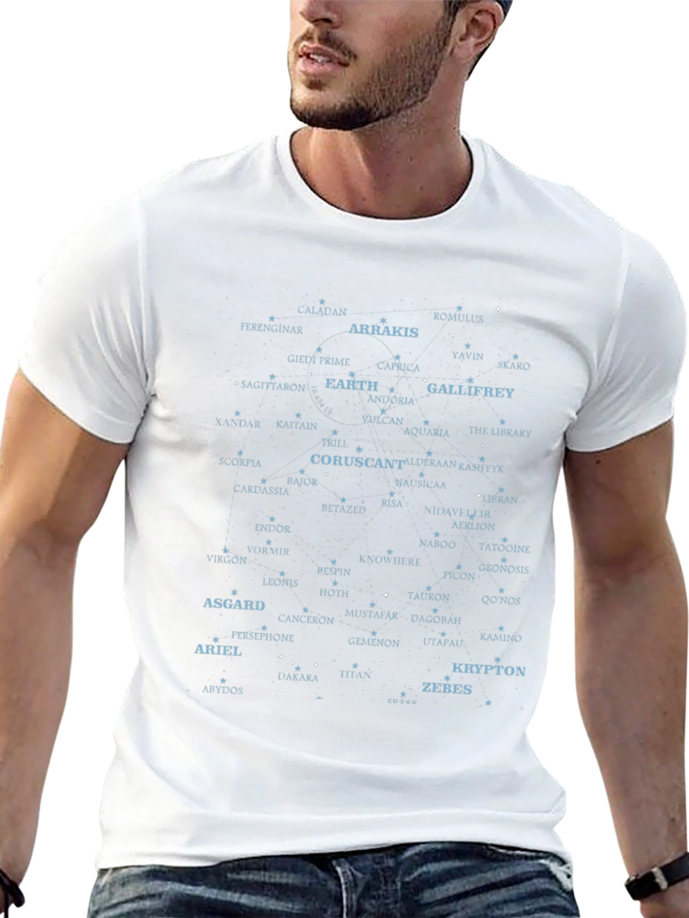 Sci-Fi Worlds Constellation T-Shirt
