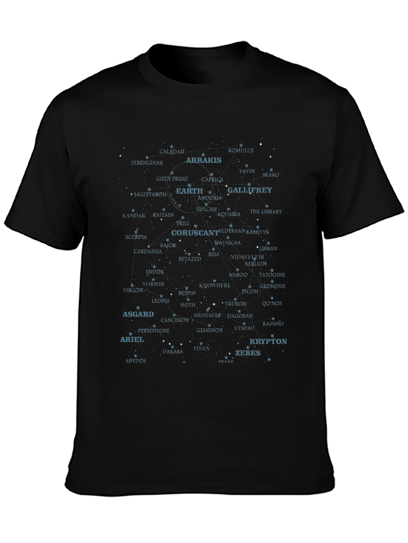 Sci-Fi Worlds Constellation T-Shirt