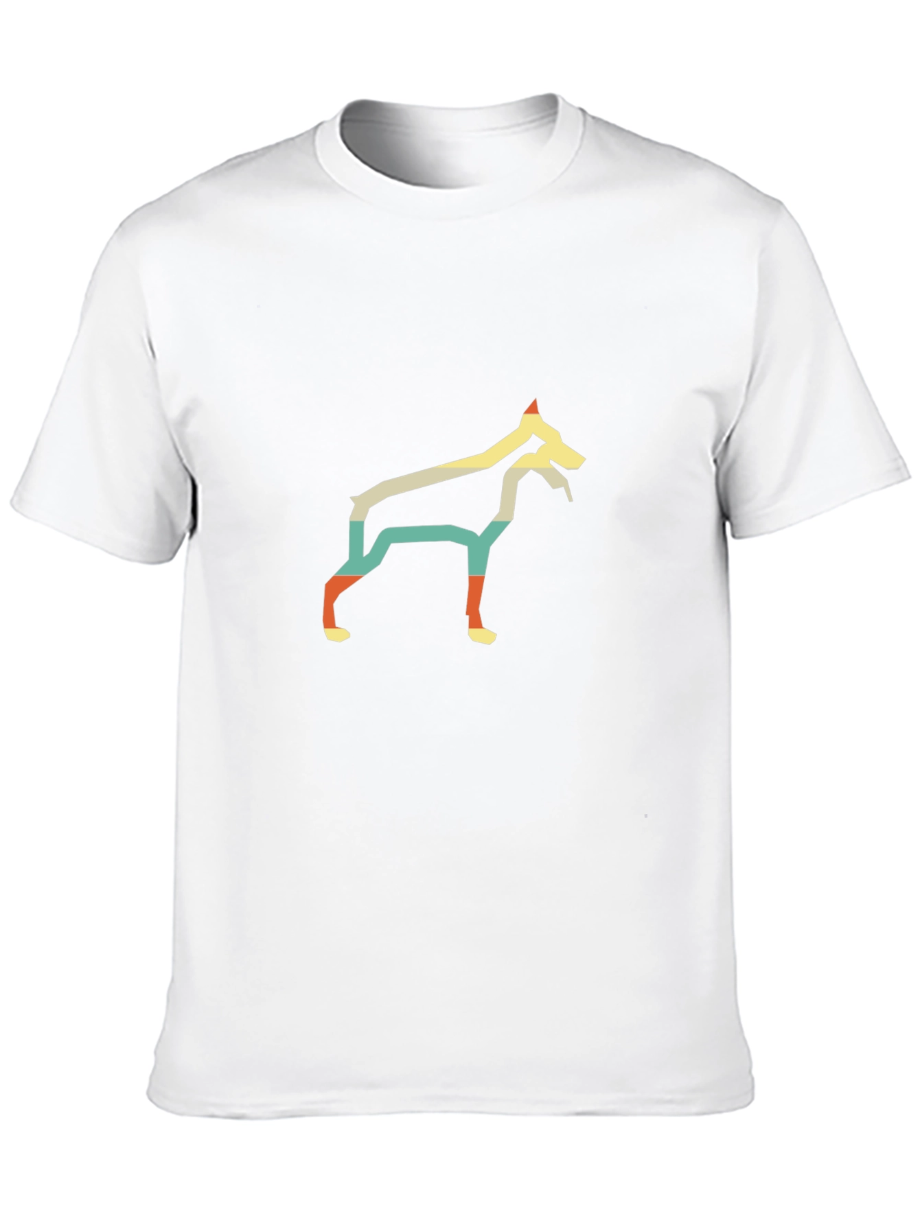 Retro Geometric Dog T-Shirt