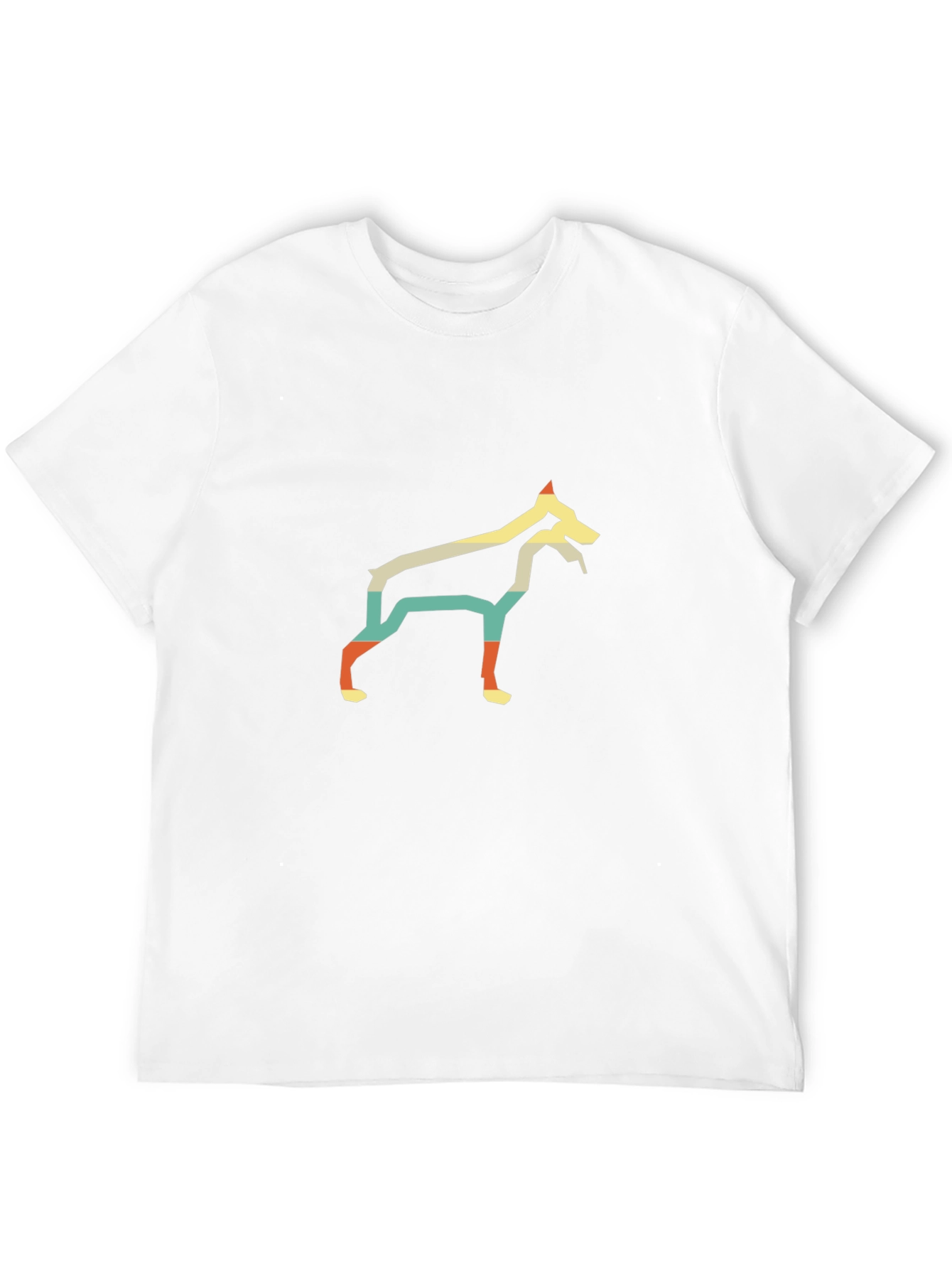 Retro Geometric Dog T-Shirt