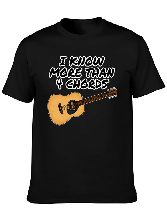 I Know More Than 4 Chords Guitar T-Shirt