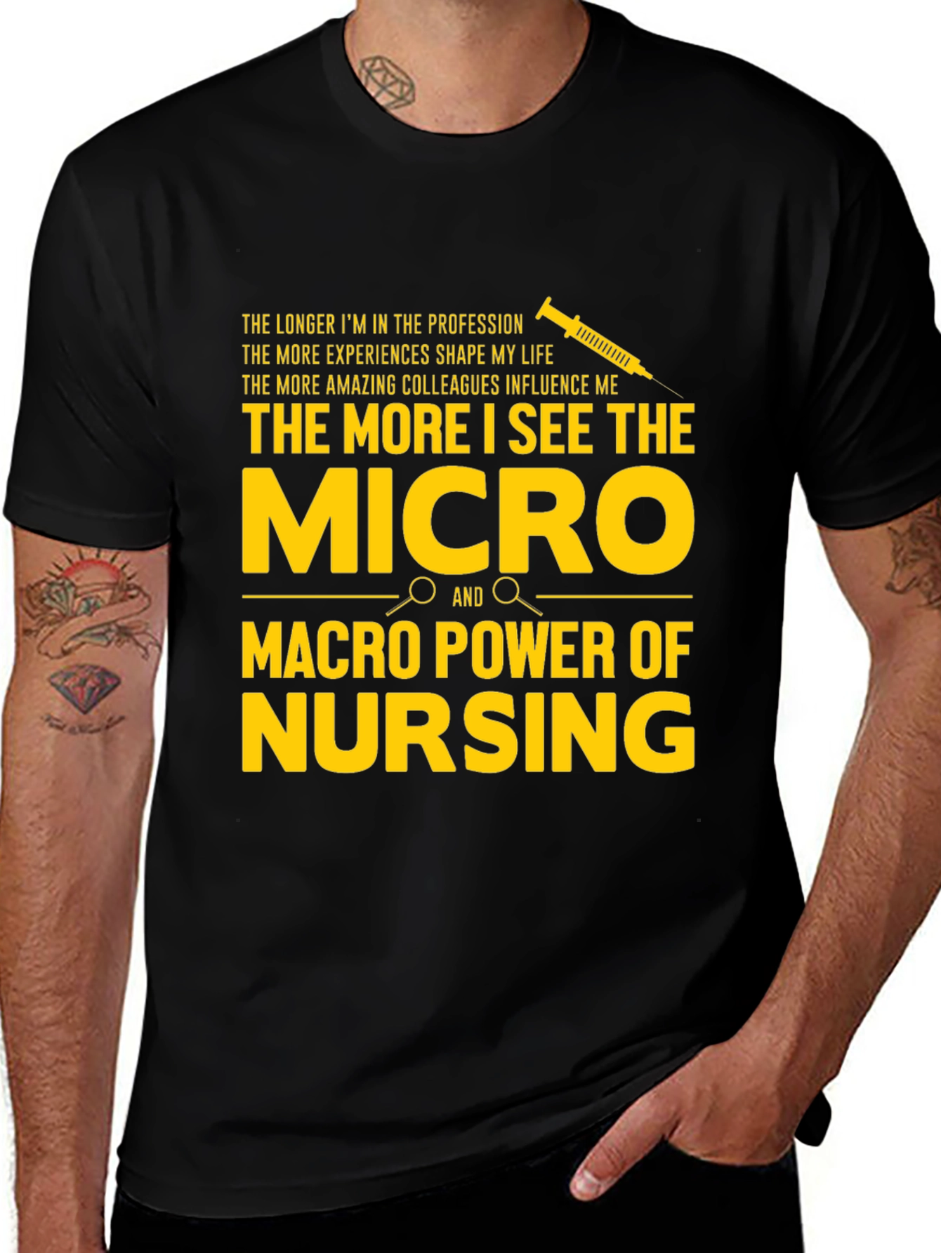 Nursing Power T-Shirt - Micro & Macro Appreciation