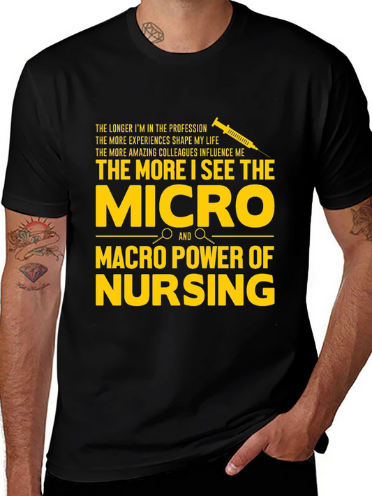 Nursing Power T-Shirt - Micro & Macro Appreciation