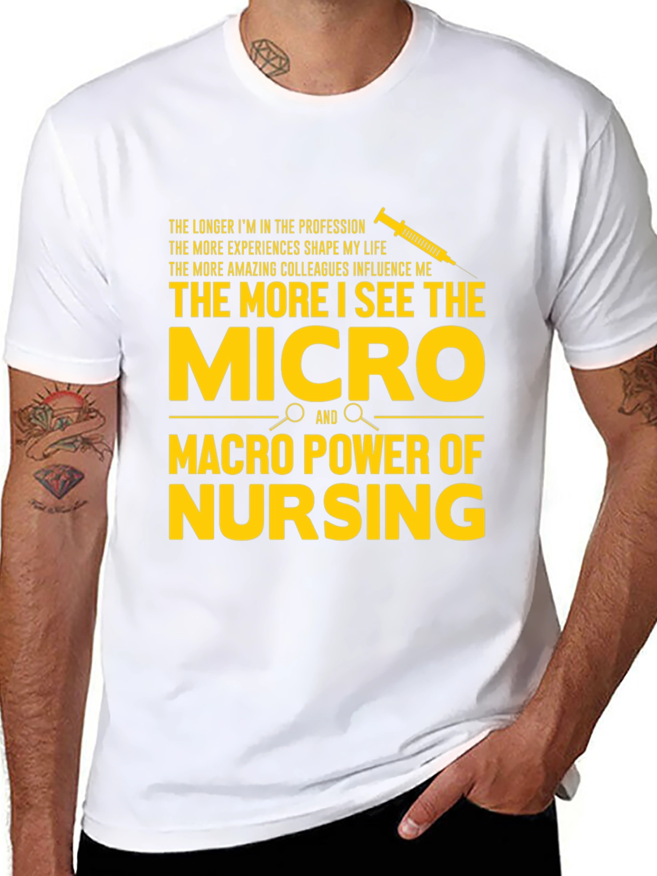 Nursing Power T-Shirt - Micro & Macro Appreciation